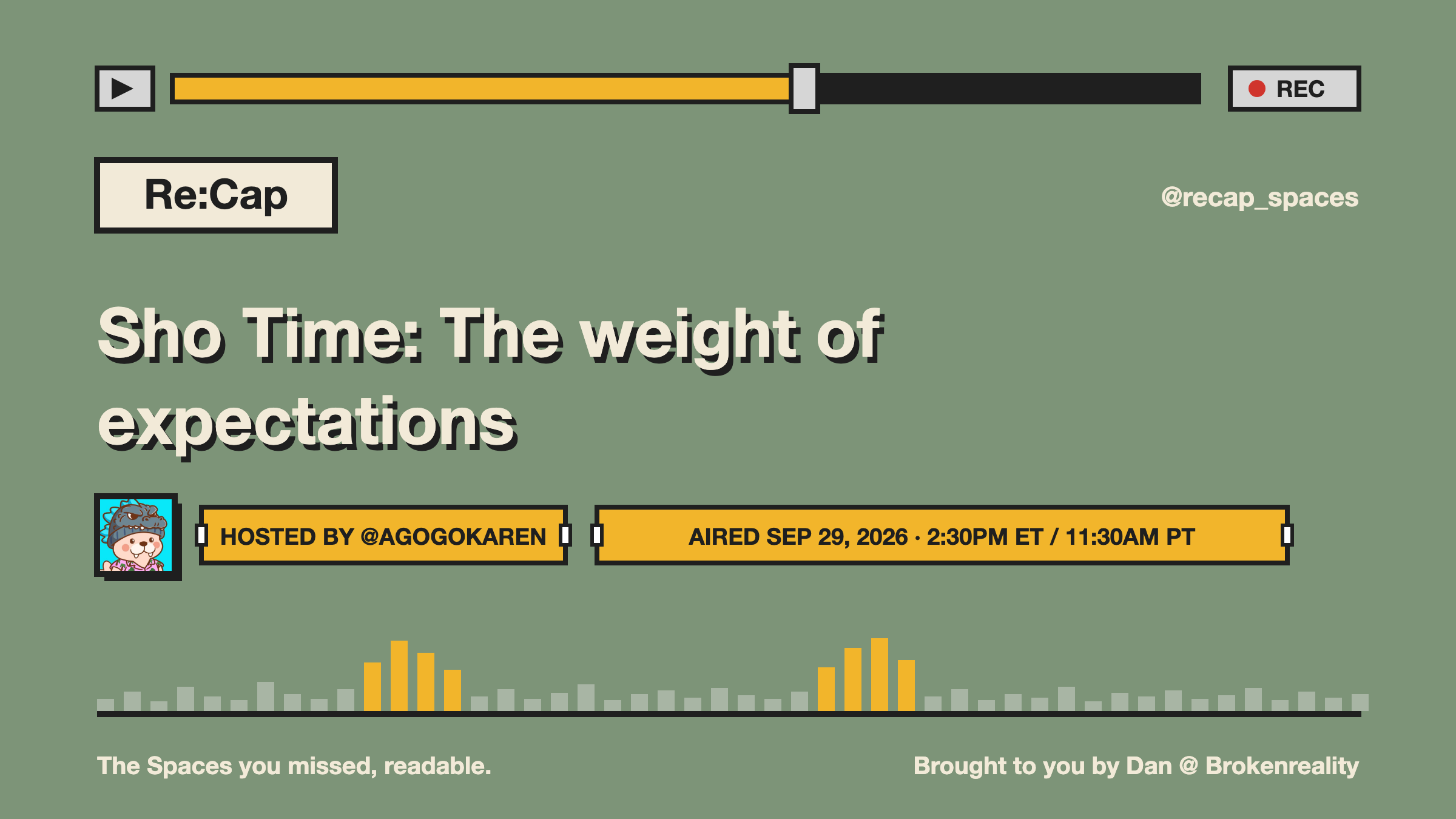 Sho Time: The weight of expectations
