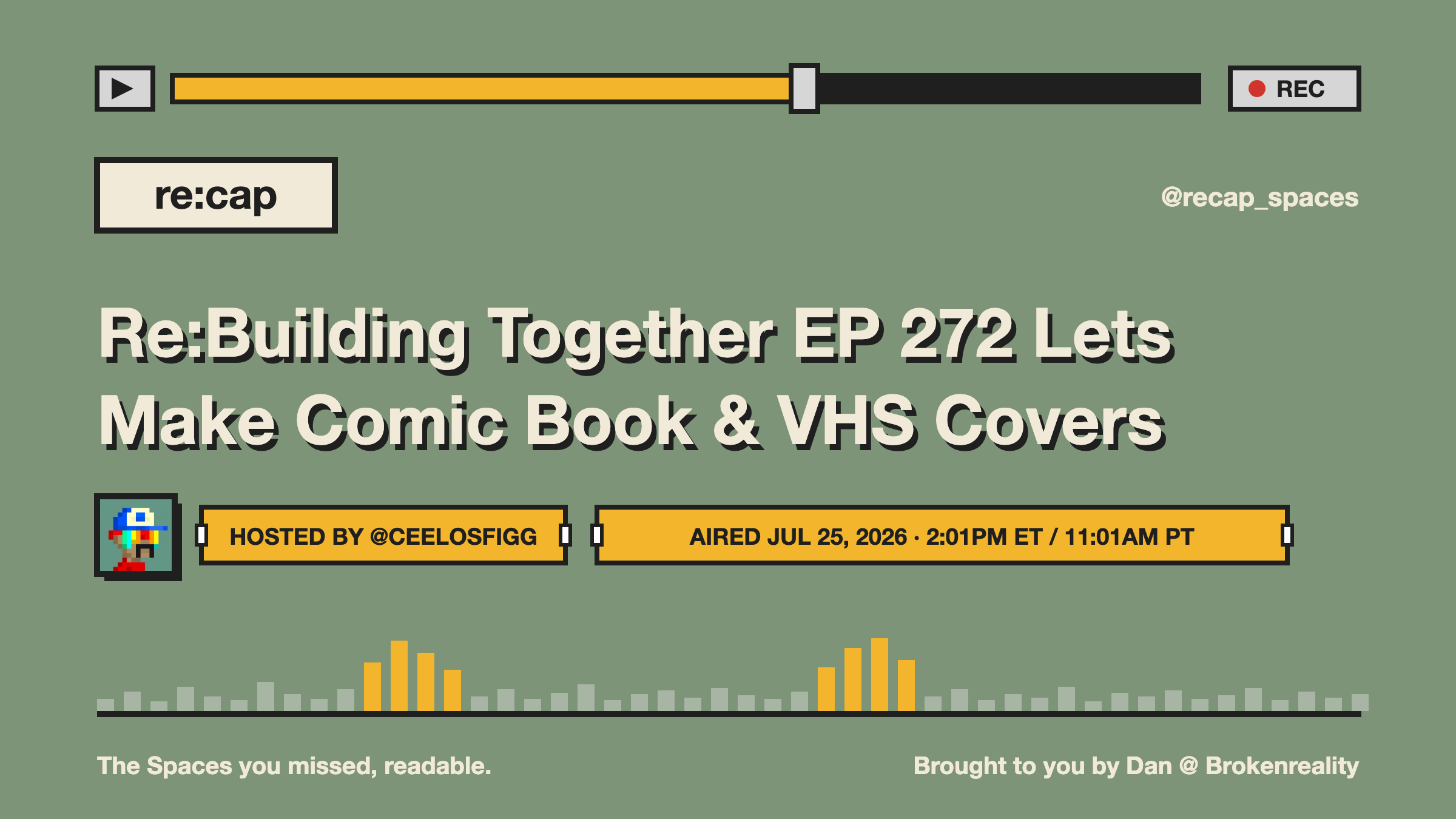 Re:Building Together EP 272 Lets Make Comic Book & VHS Covers