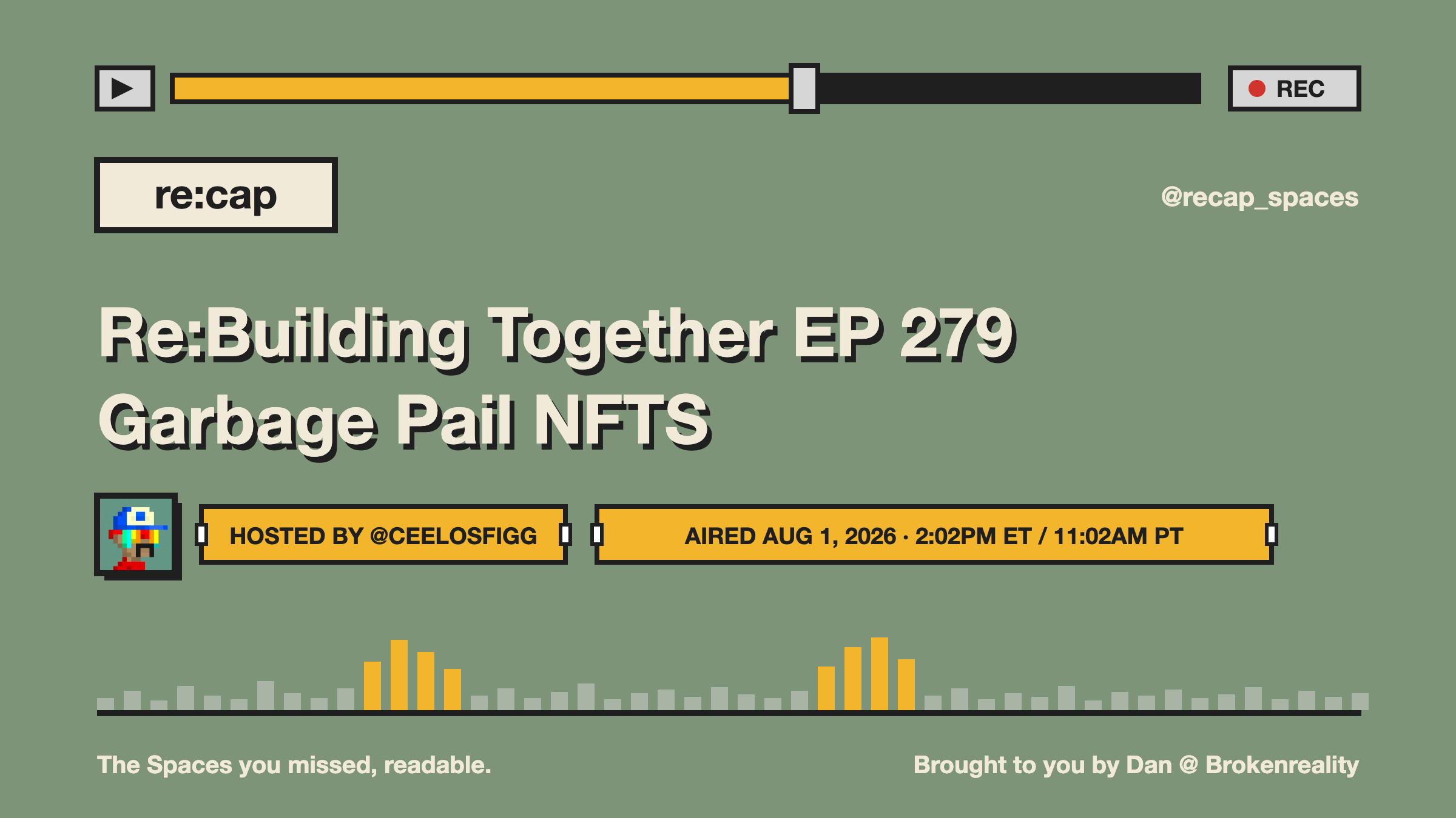 Re:Building Together EP 279 Garbage Pail NFTS