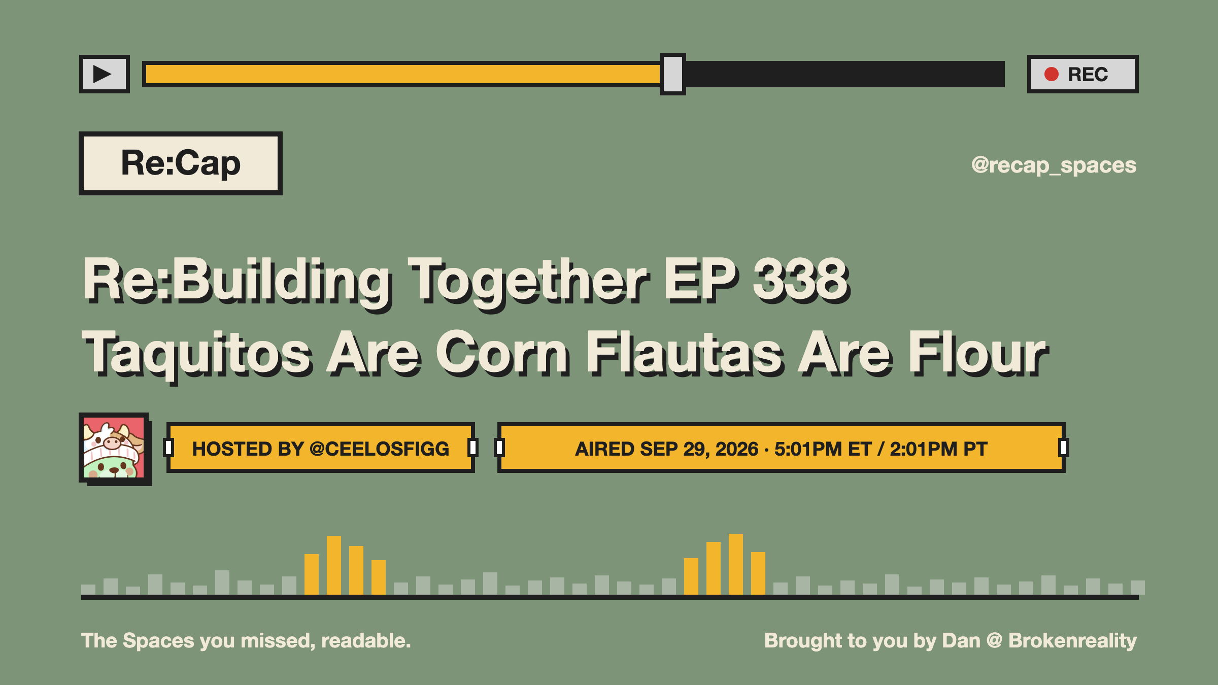 Re:Building Together EP 338 Taquitos Are Corn Flautas Are Flour