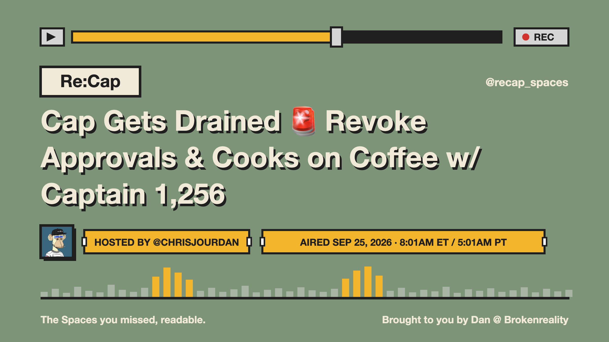 Cap Gets Drained 🚨 Revoke Approvals & Cooks on Coffee w/ Captain 1,256