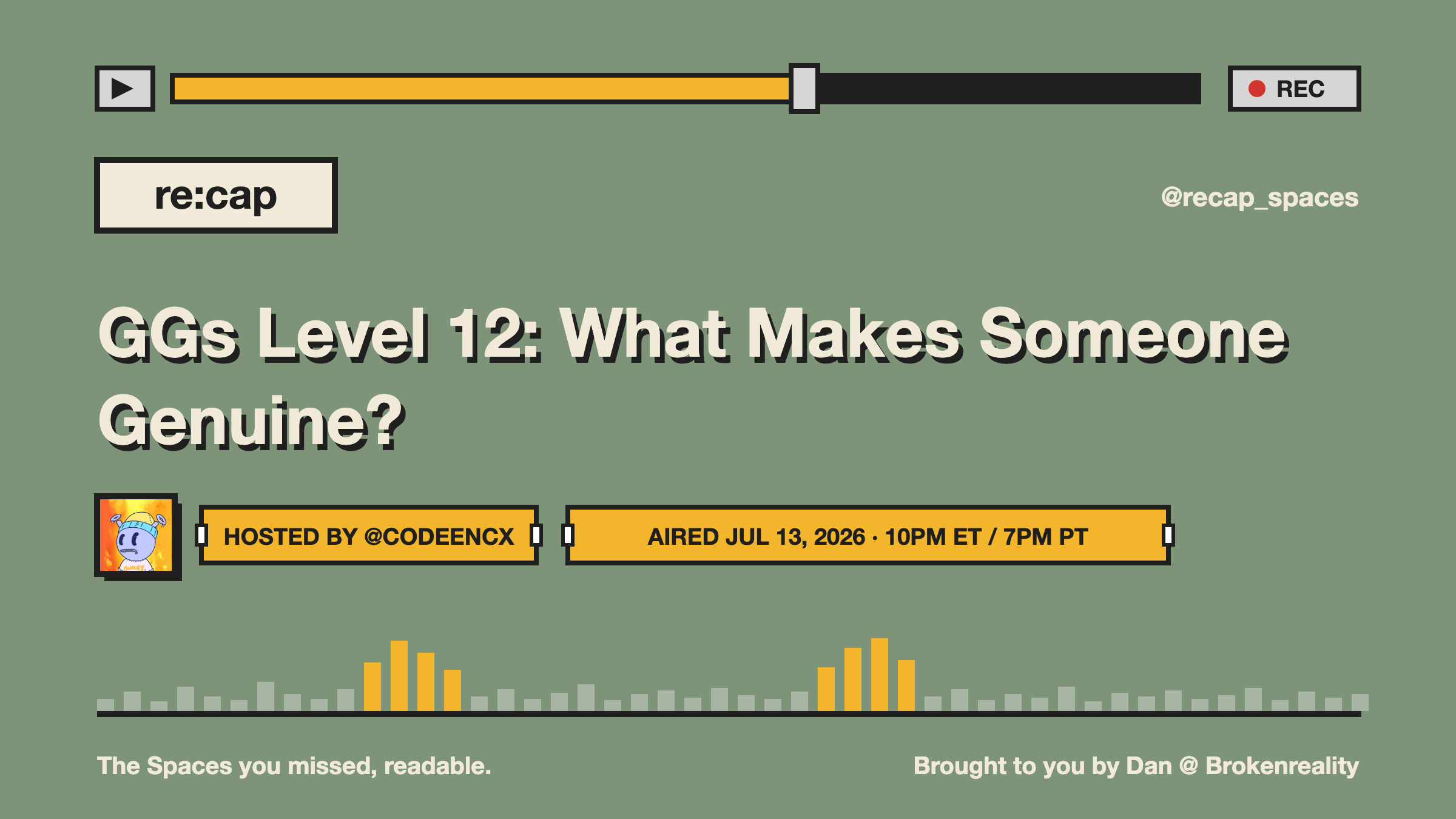 GGs Level 12: What Makes Someone Genuine?