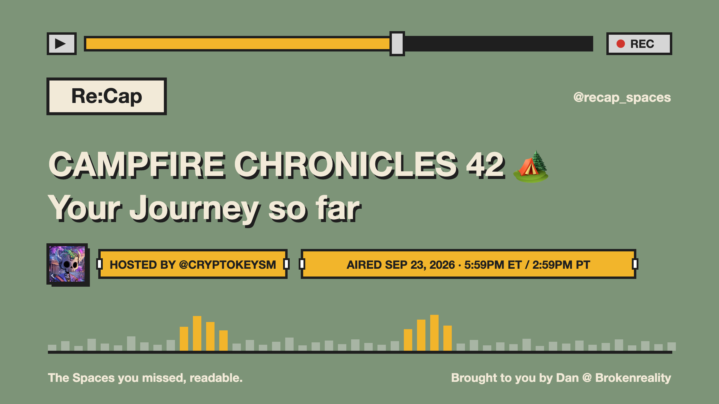 CAMPFIRE CHRONICLES 42 🏕️ Your Journey so far