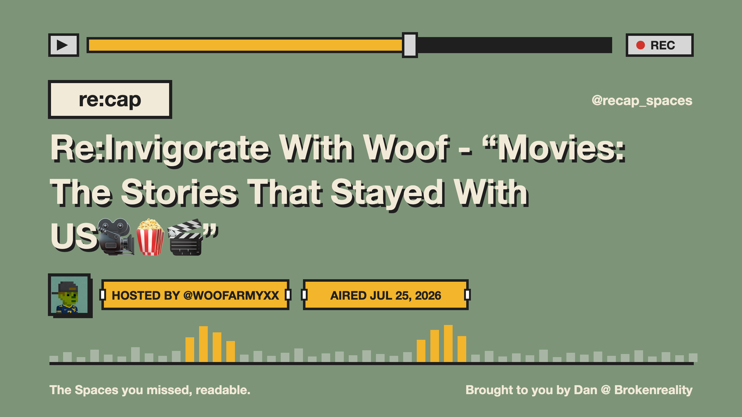 Re:Invigorate With Woof - “Movies: The Stories That Stayed With US🎥🍿🎬”