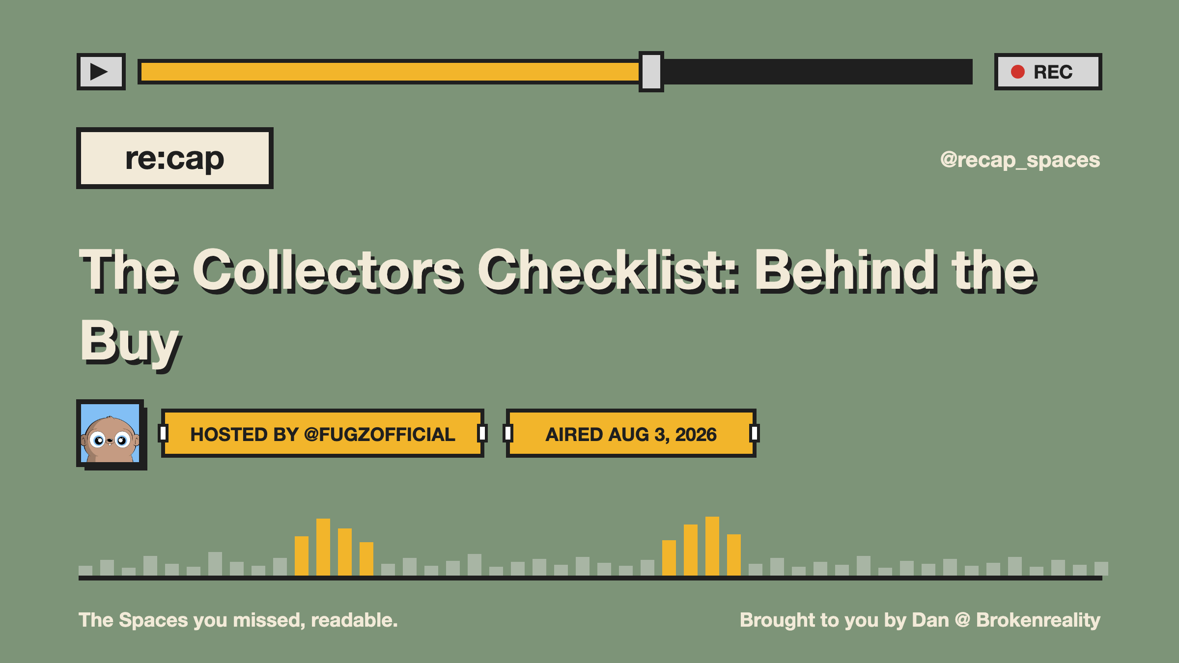 The Collectors Checklist: Behind the Buy