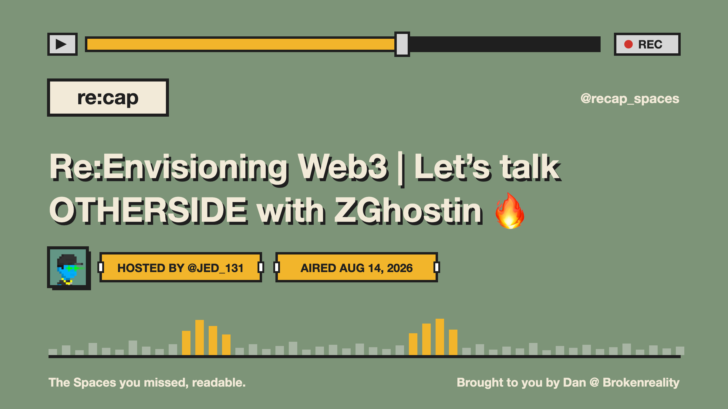 Re:Envisioning Web3 | Let’s talk OTHERSIDE with ZGhostin 🔥