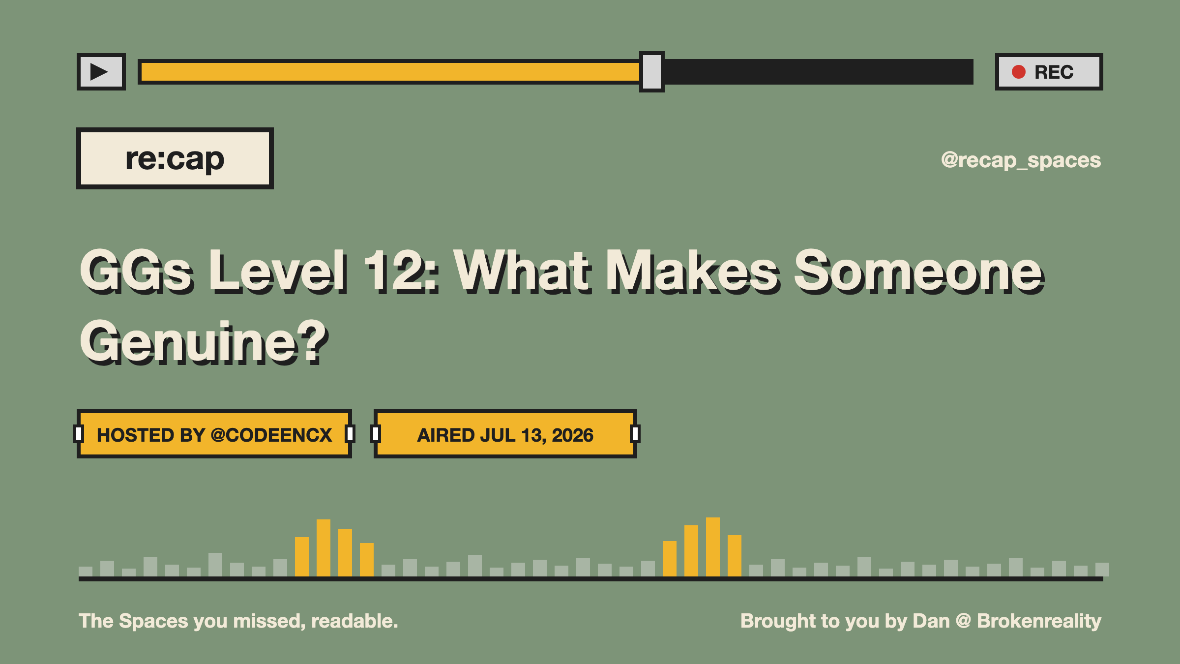 GGs Level 12: What Makes Someone Genuine?