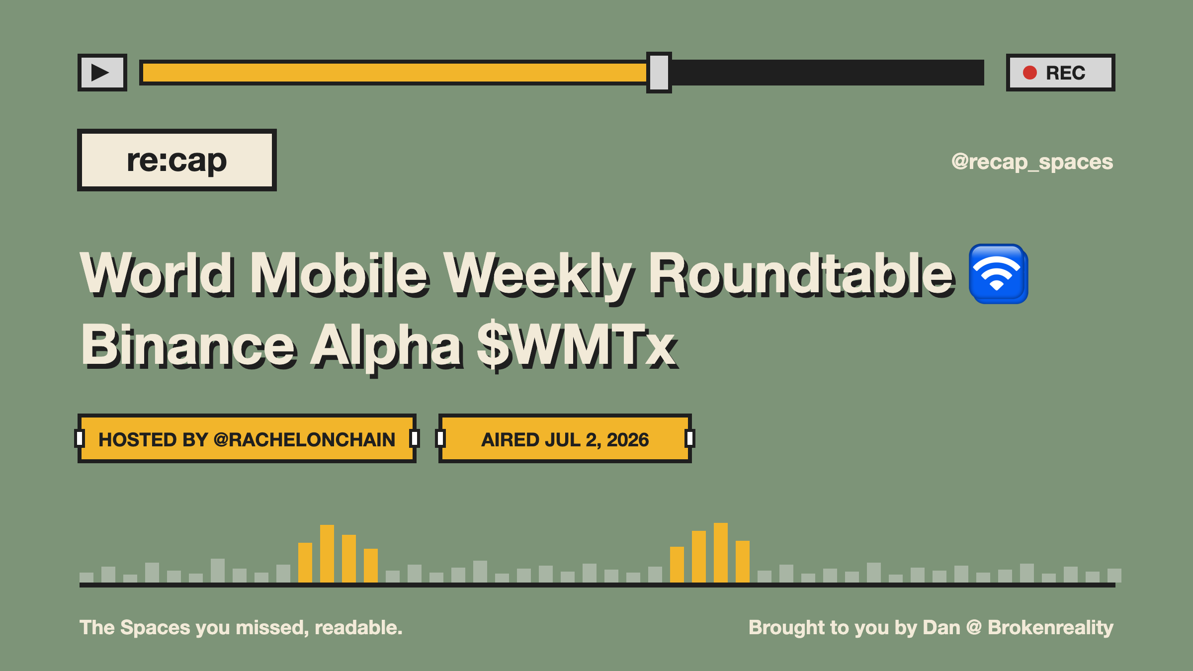 World Mobile Weekly Roundtable 🛜 Binance Alpha $WMTx