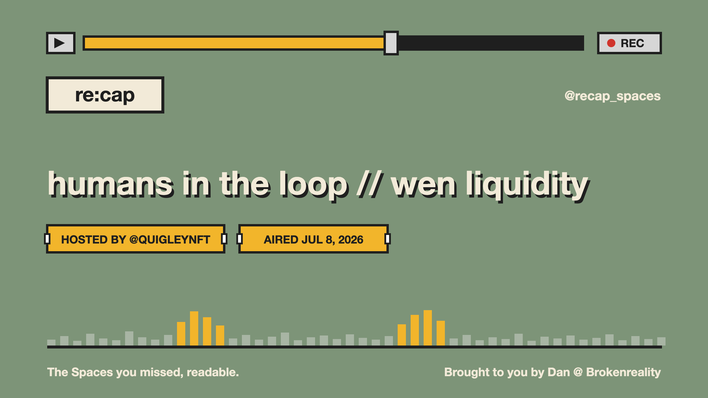 humans in the loop // wen liquidity