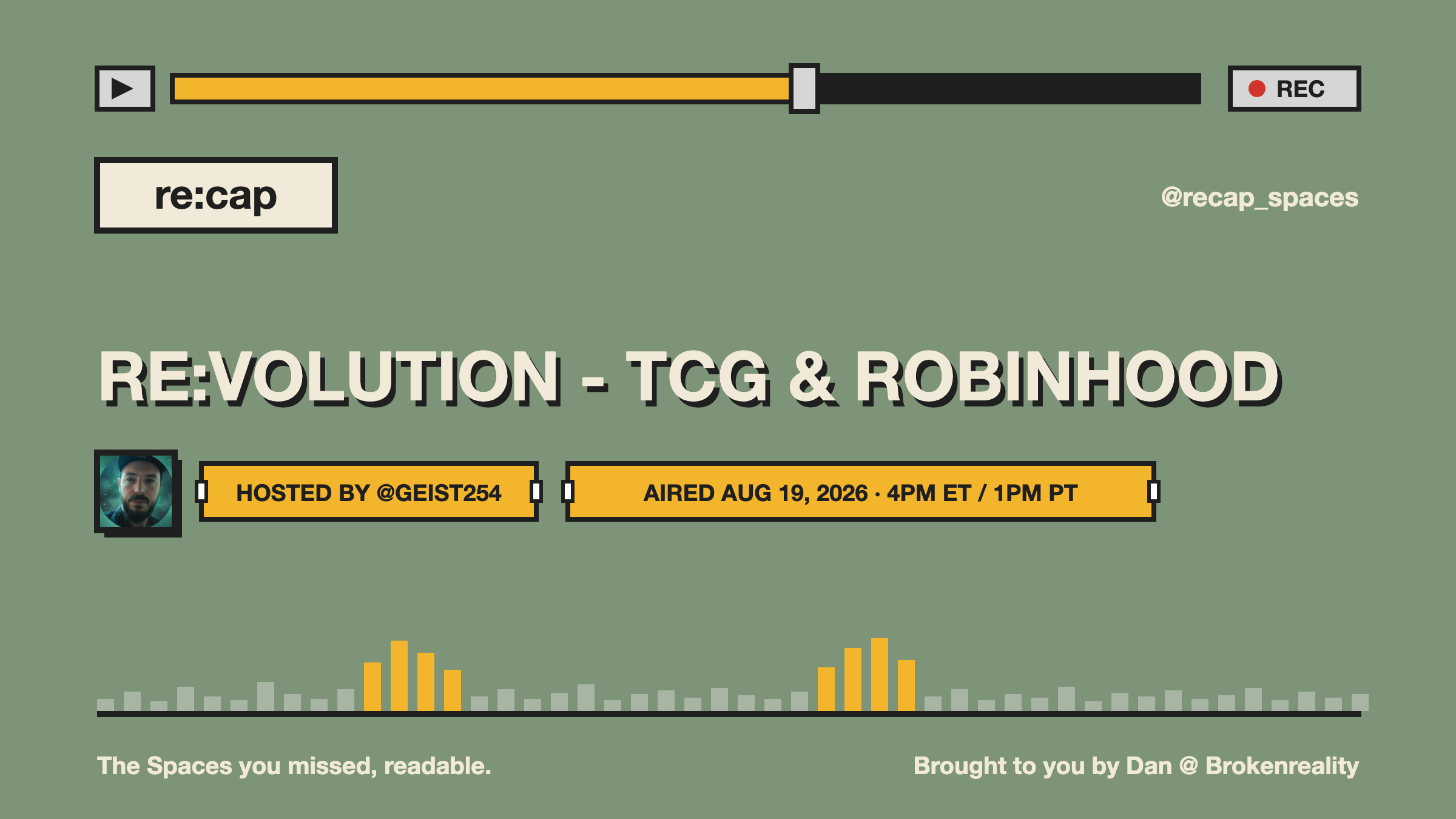 RE:VOLUTION - TCG & ROBINHOOD