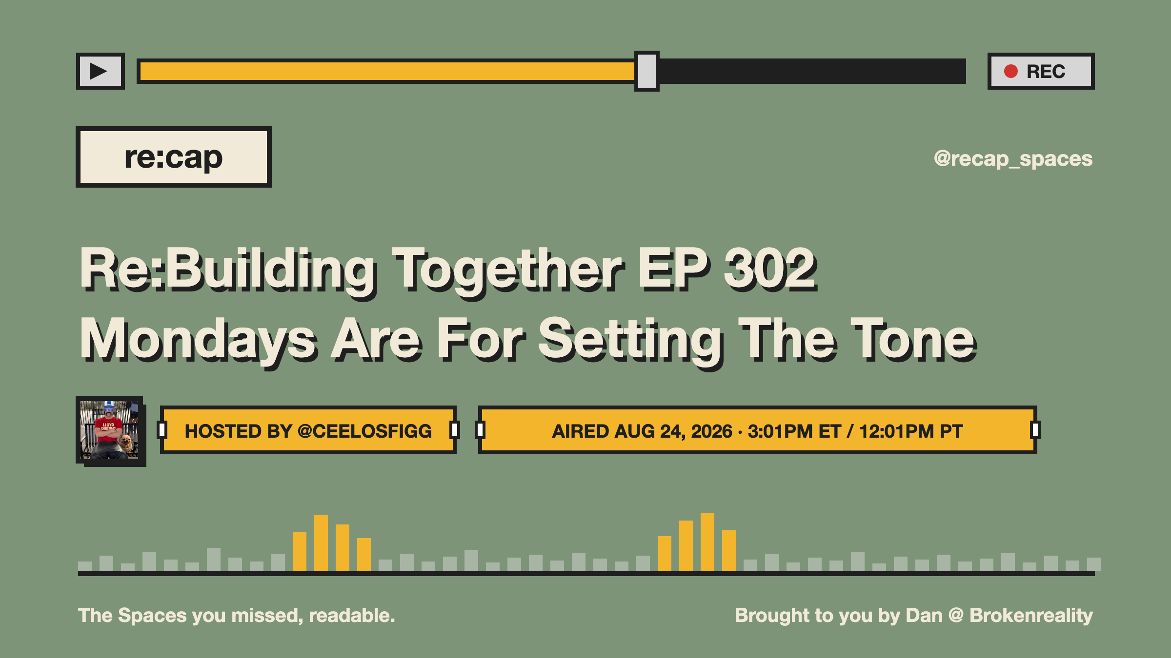 Re:Building Together EP 302 Mondays Are For Setting The Tone