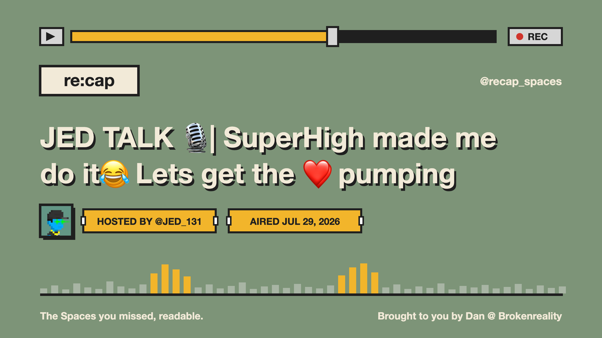 JED TALK 🎙️| SuperHigh made me do it😂 Lets get the ❤️ pumping