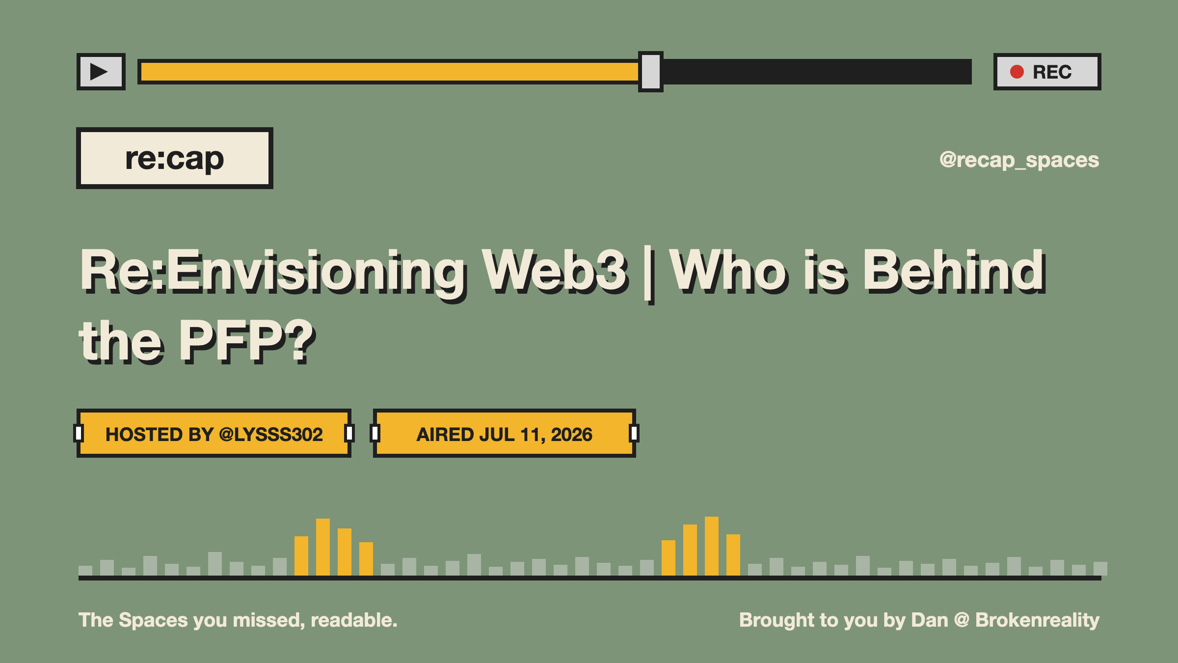 Re:Envisioning Web3 | Who is Behind the PFP?