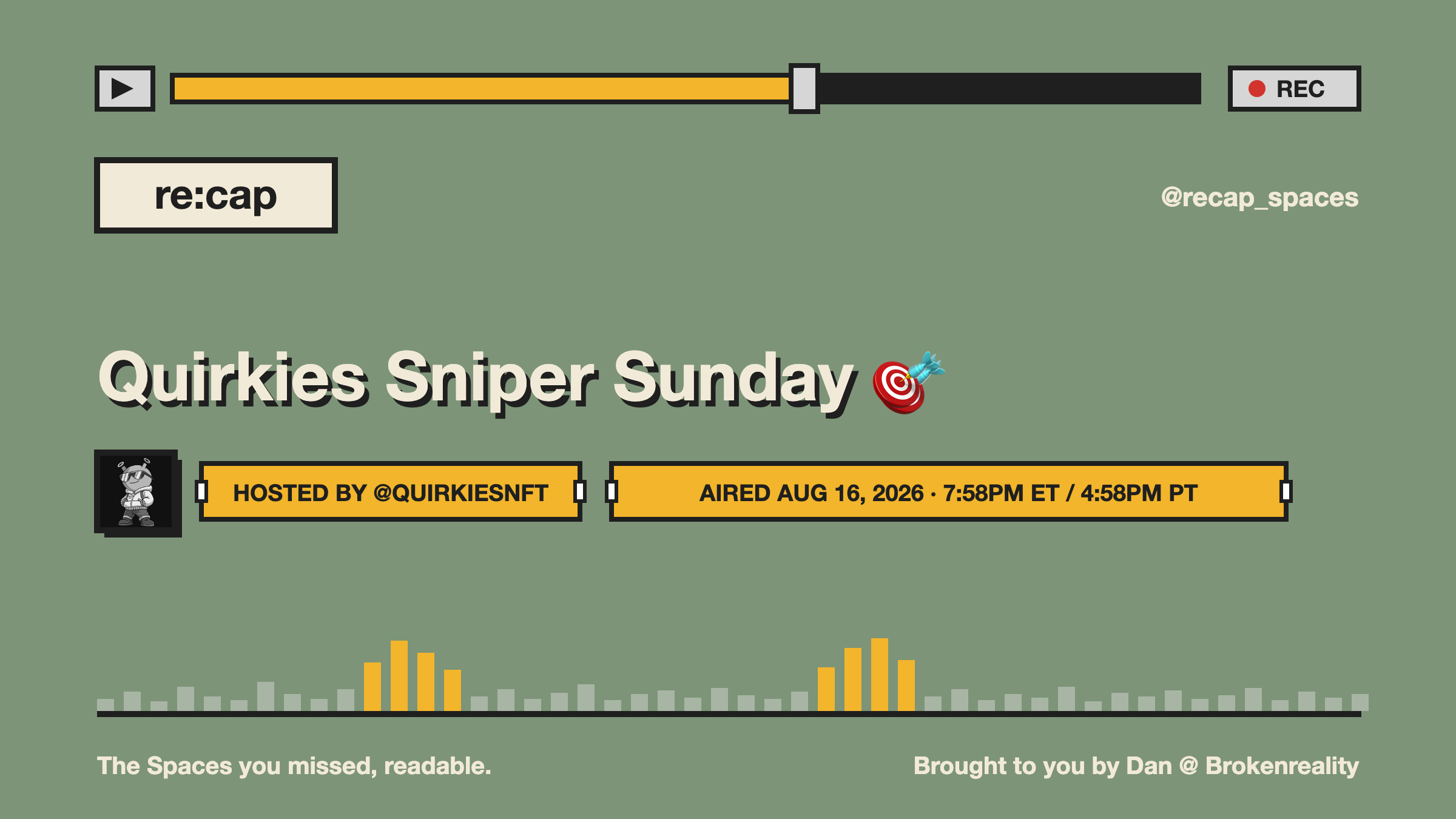 Quirkies Sniper Sunday 🎯