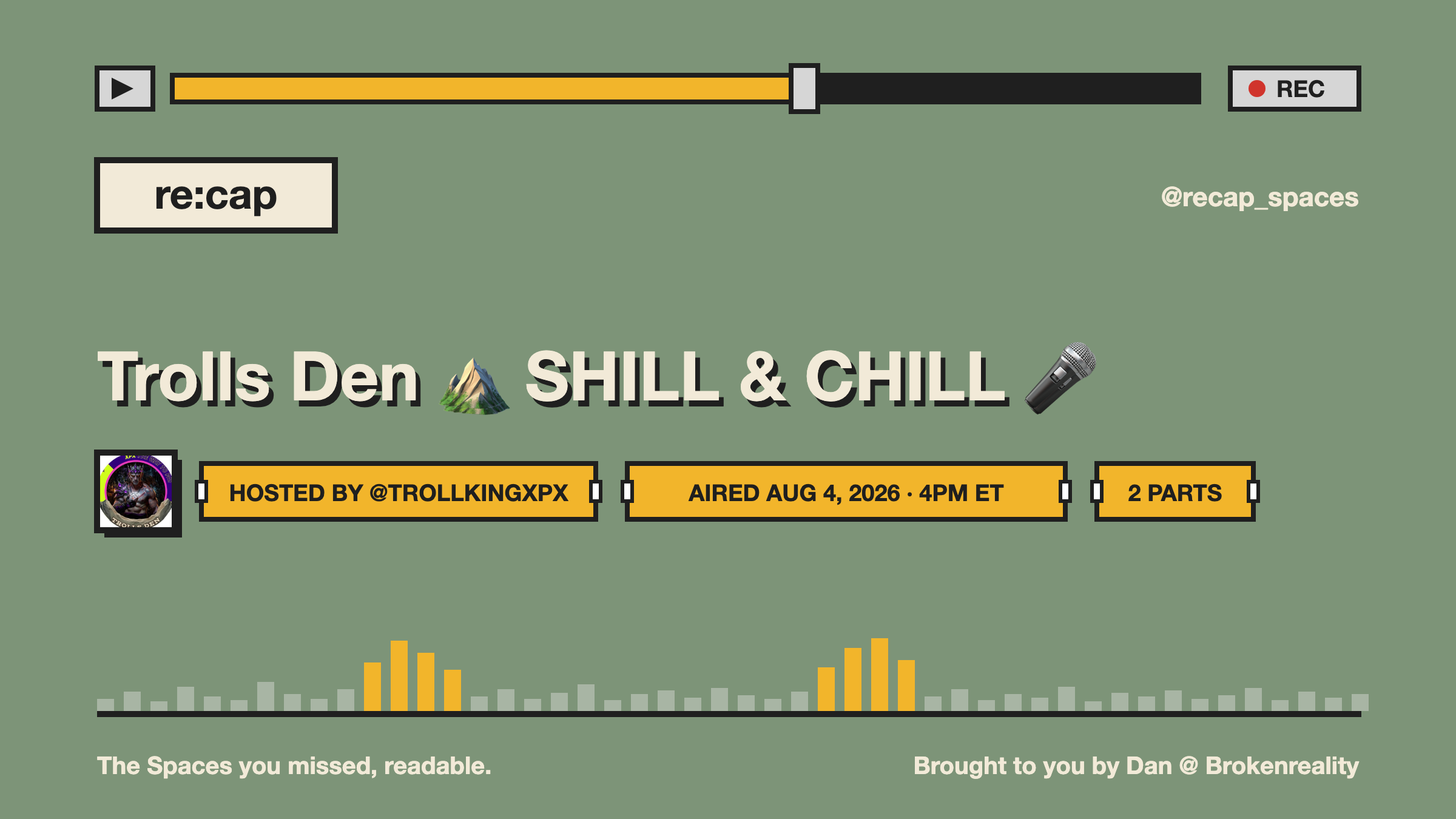 Trolls Den ⛰️ SHILL & CHILL 🎤