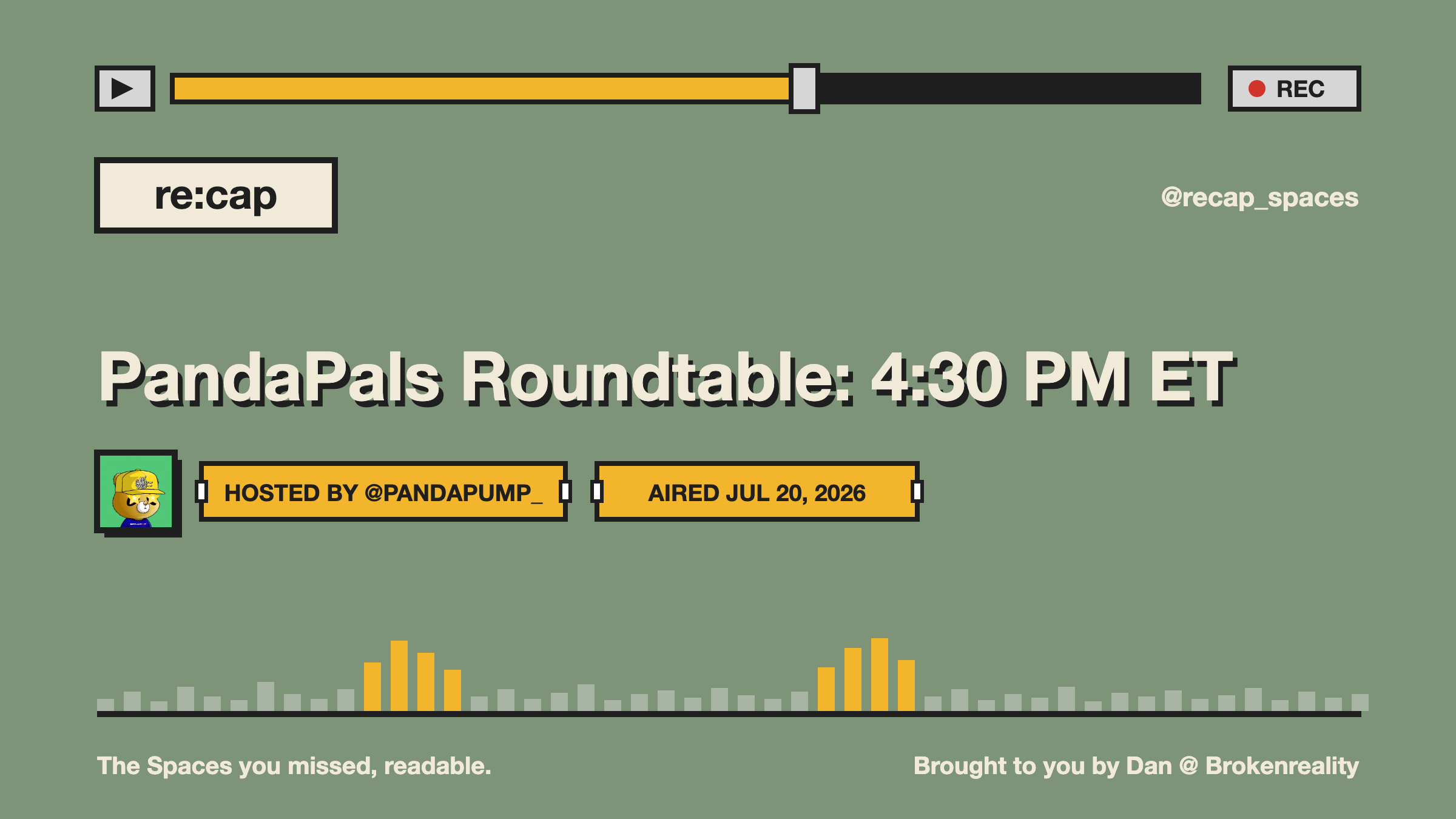 PandaPals Roundtable: 4:30 PM ET