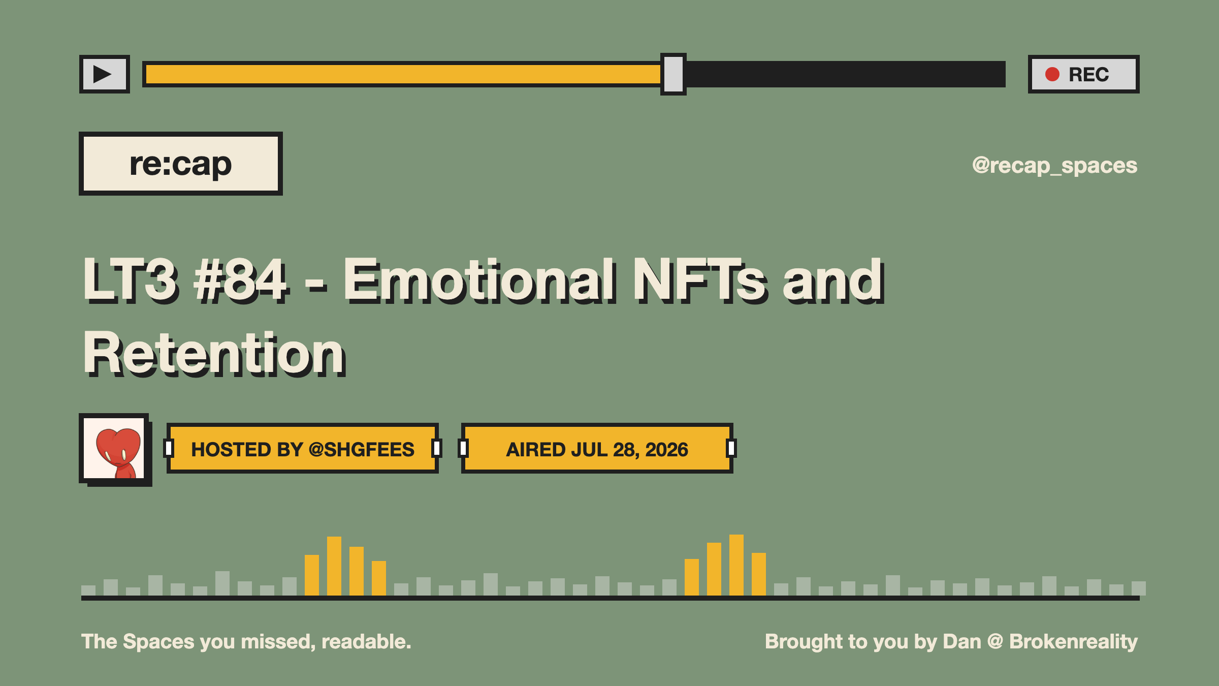 LT3 #84 - Emotional NFTs and Retention