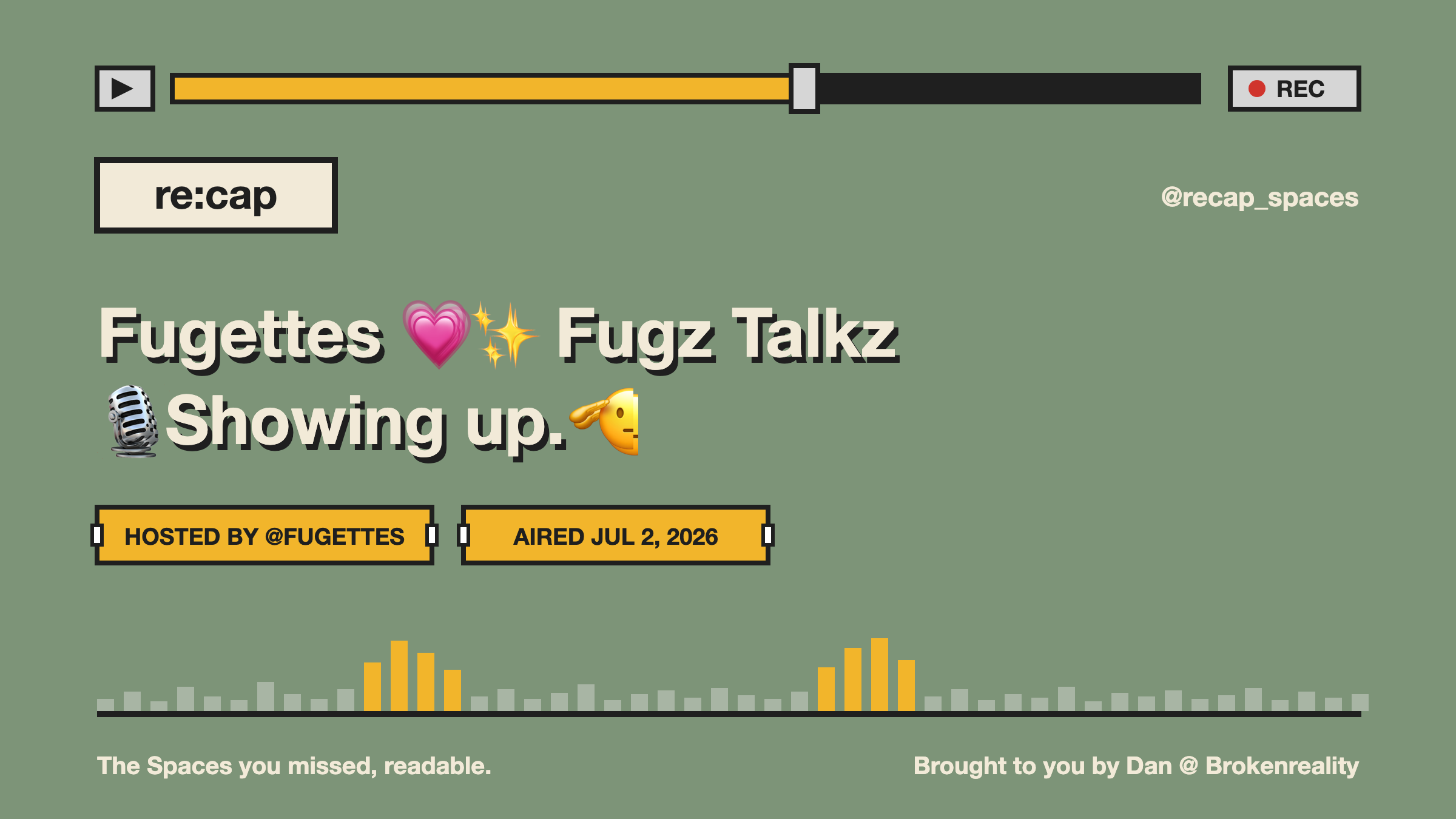Fugettes 💗✨ Fugz Talkz 🎙️Showing up.🫡
