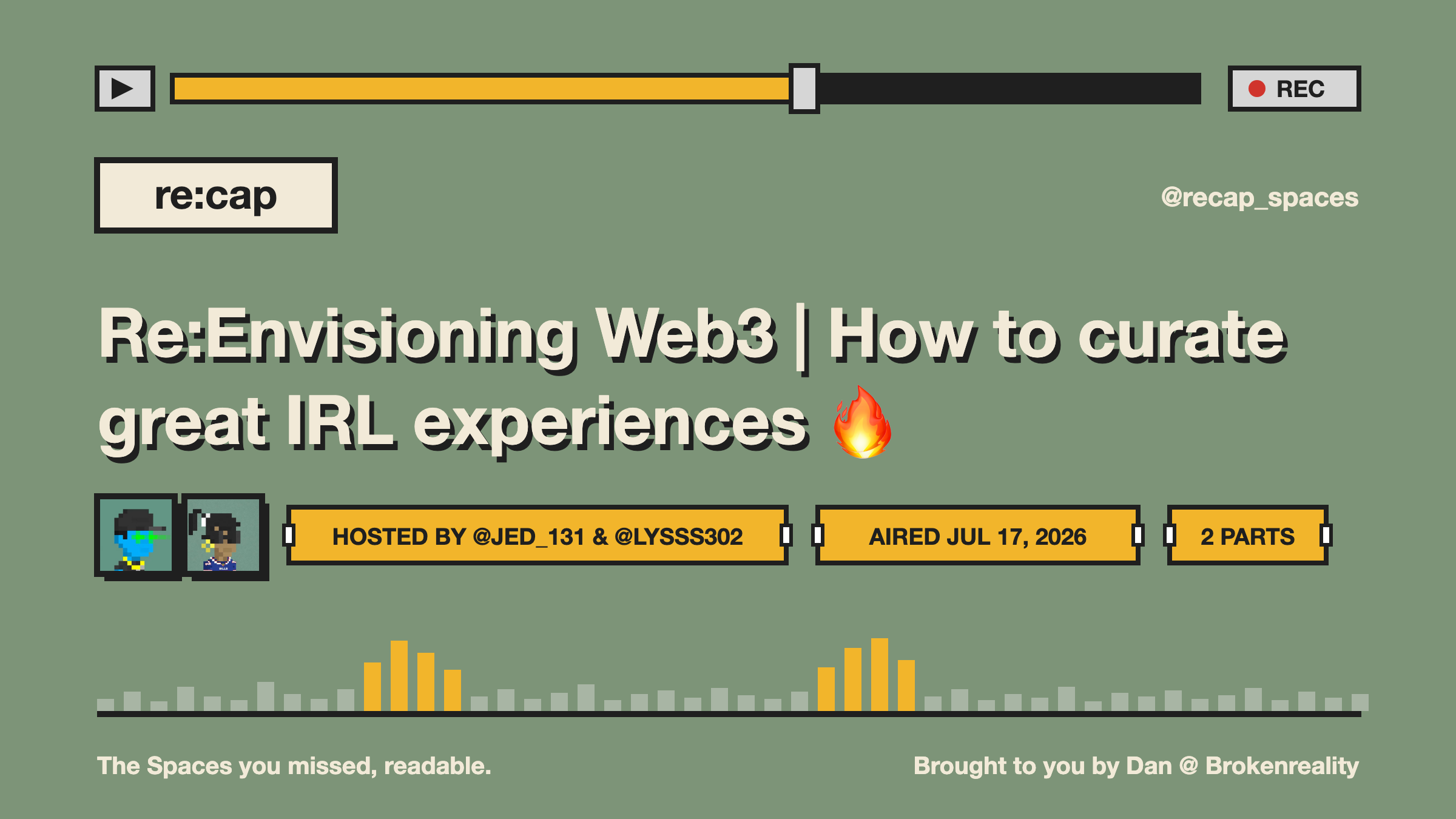 Re:Envisioning Web3 | How to curate great IRL experiences 🔥