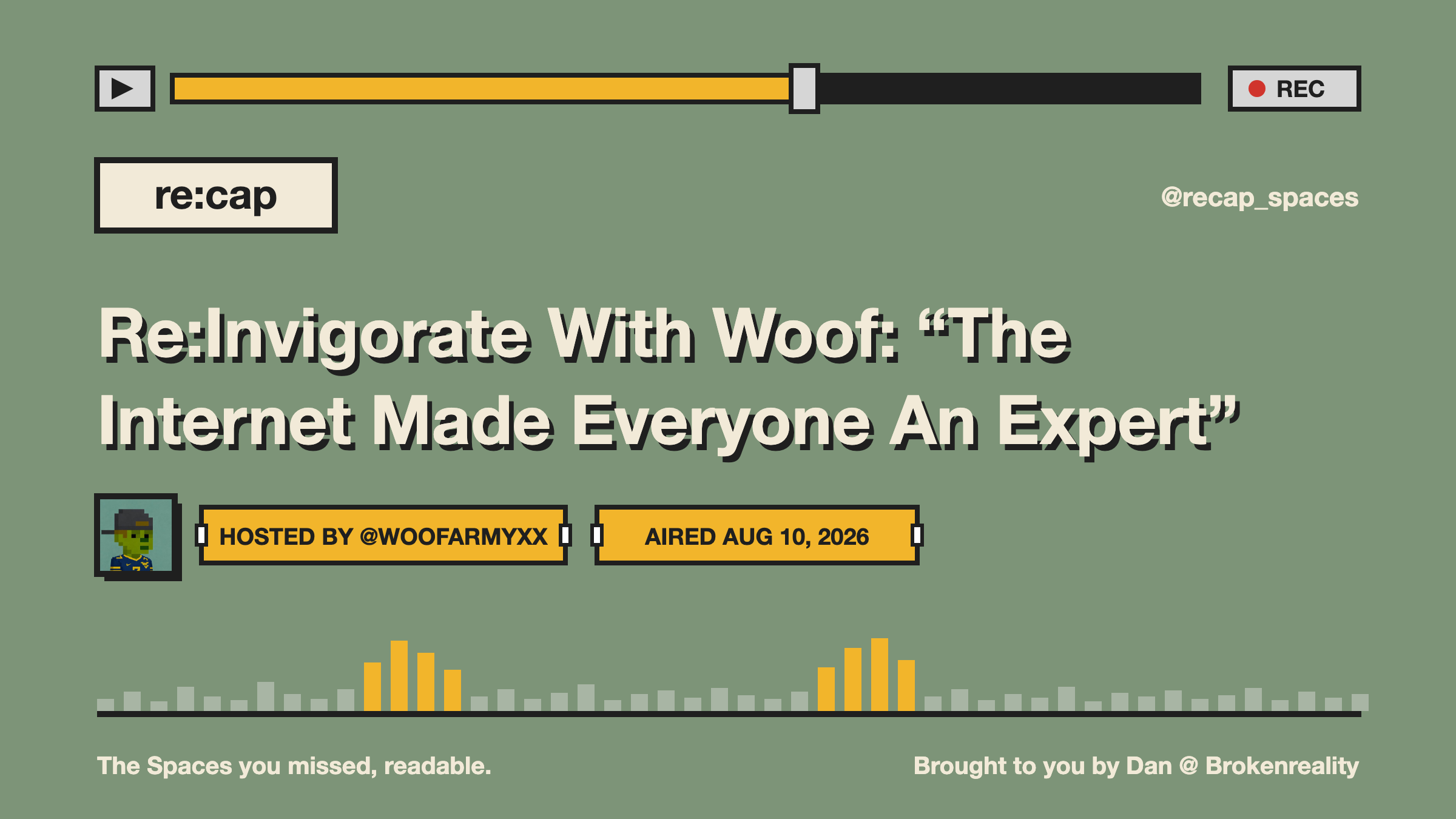 Re:Invigorate With Woof: “The Internet Made Everyone An Expert”