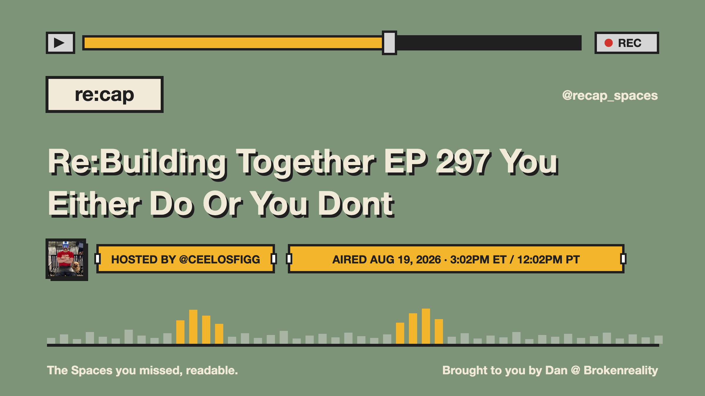 Re:Building Together EP 297 You Either Do Or You Dont