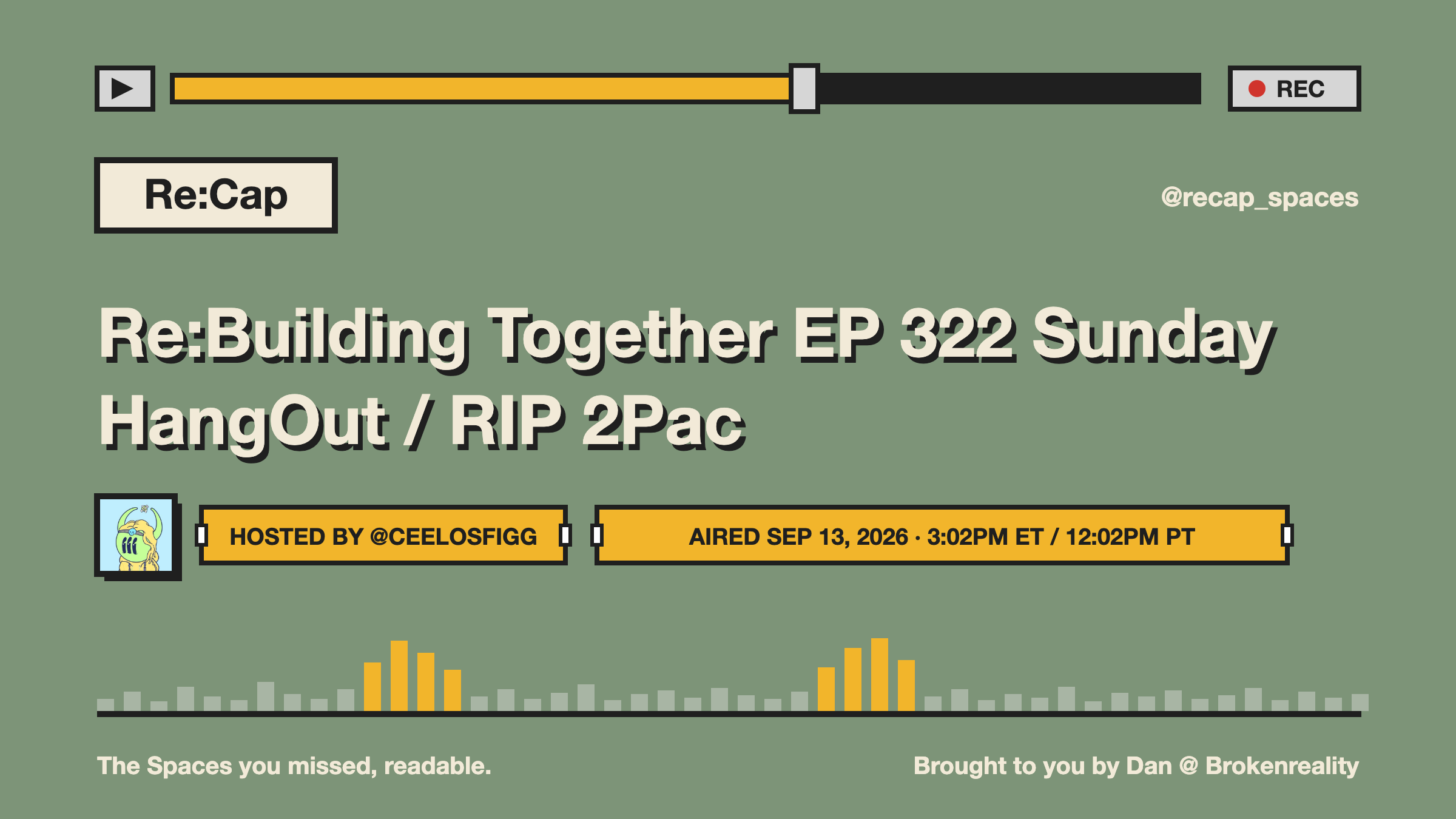 Re:Building Together EP 322 Sunday HangOut / RIP 2Pac