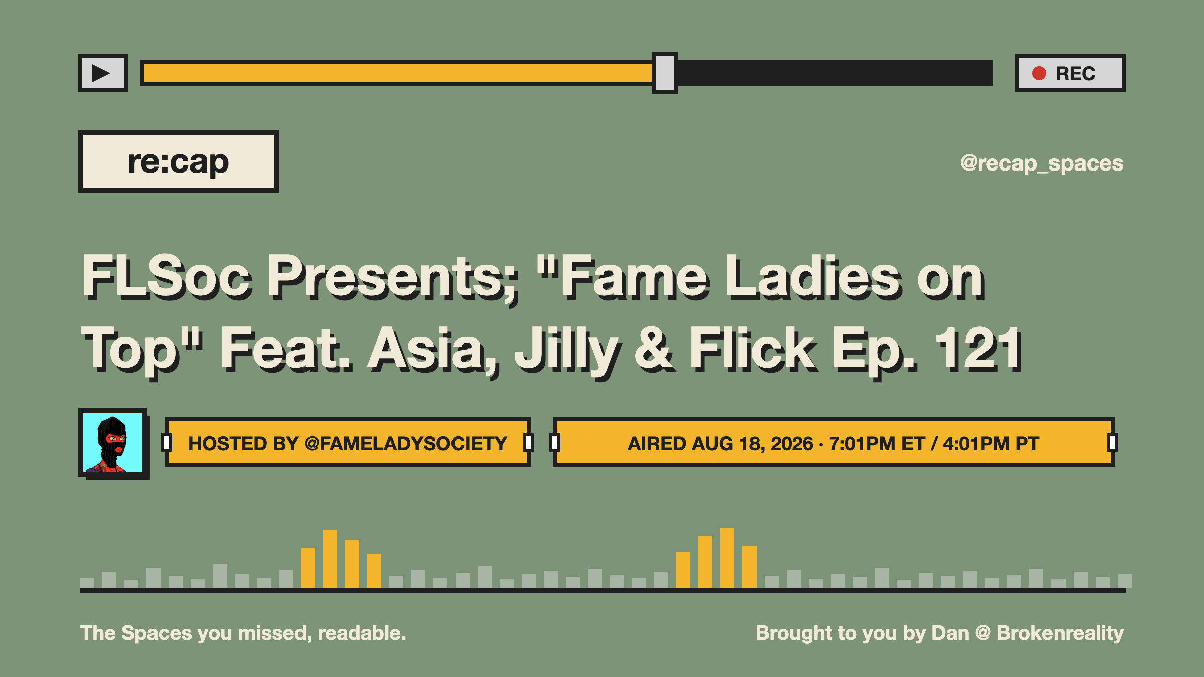 FLSoc Presents; "Fame Ladies on Top" Feat. Asia, Jilly & Flick Ep. 121