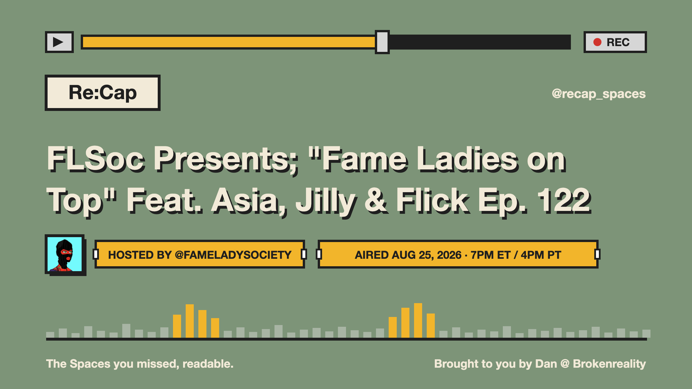 FLSoc Presents; "Fame Ladies on Top" Feat. Asia, Jilly & Flick Ep. 122