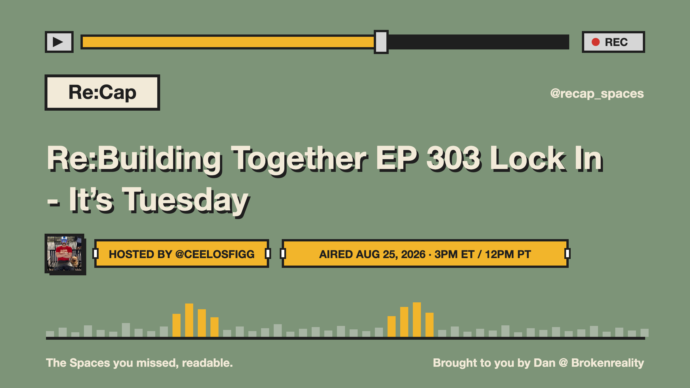 Re:Building Together EP 303 Lock In - It’s Tuesday