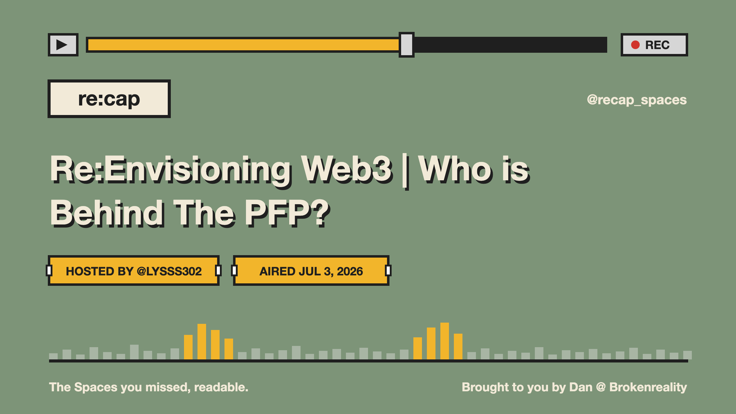 Re:Envisioning Web3 | Who is Behind The PFP?