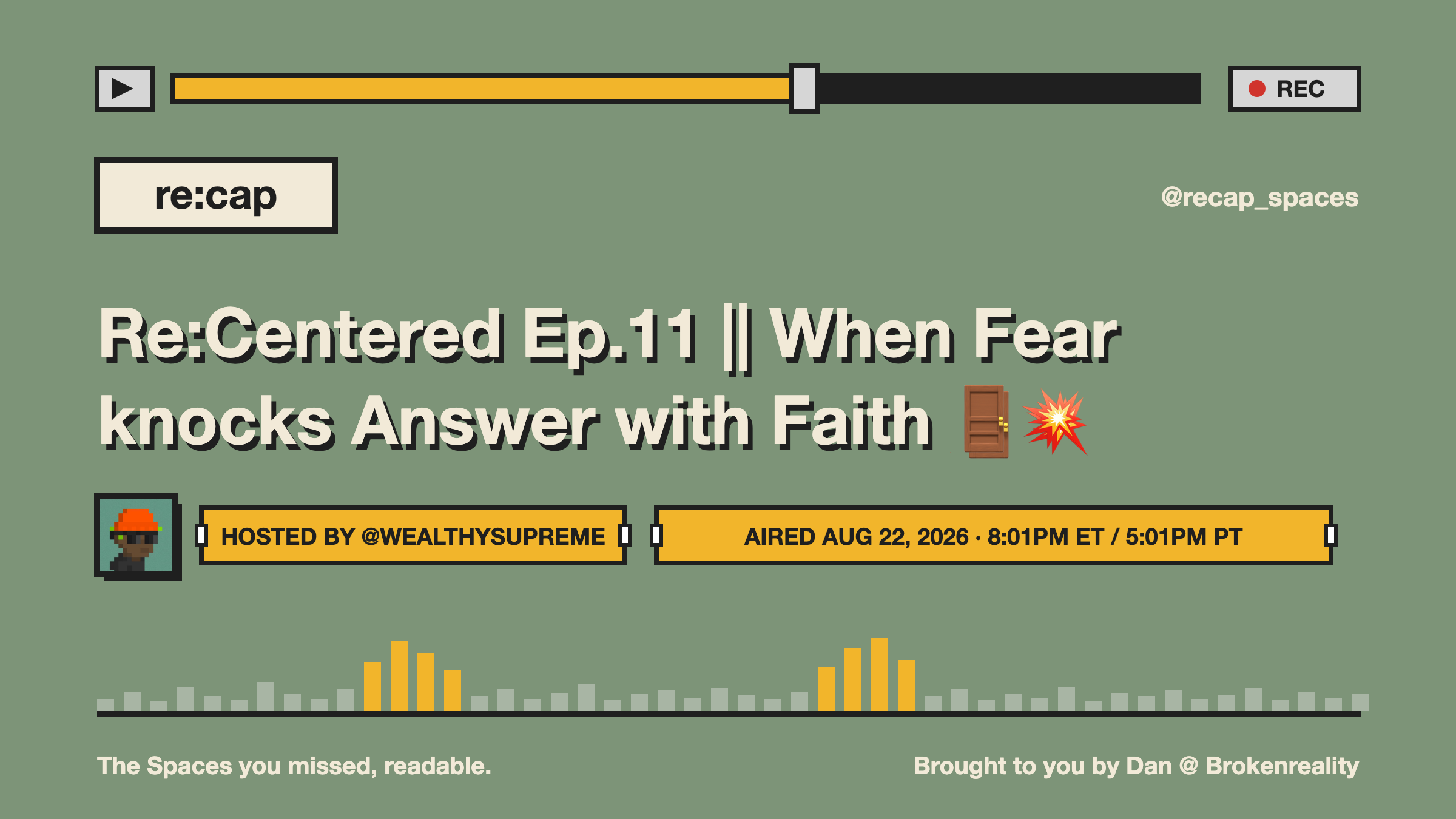 Re:Centered Ep.11 || When Fear knocks Answer with Faith 🚪💥
