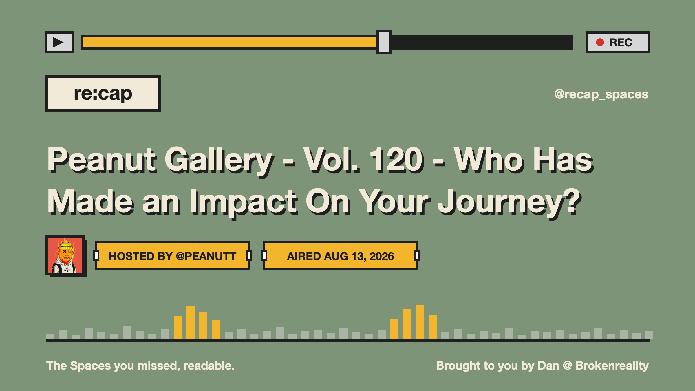 Peanut Gallery - Vol. 120 - Who Has Made an Impact On Your Journey?
