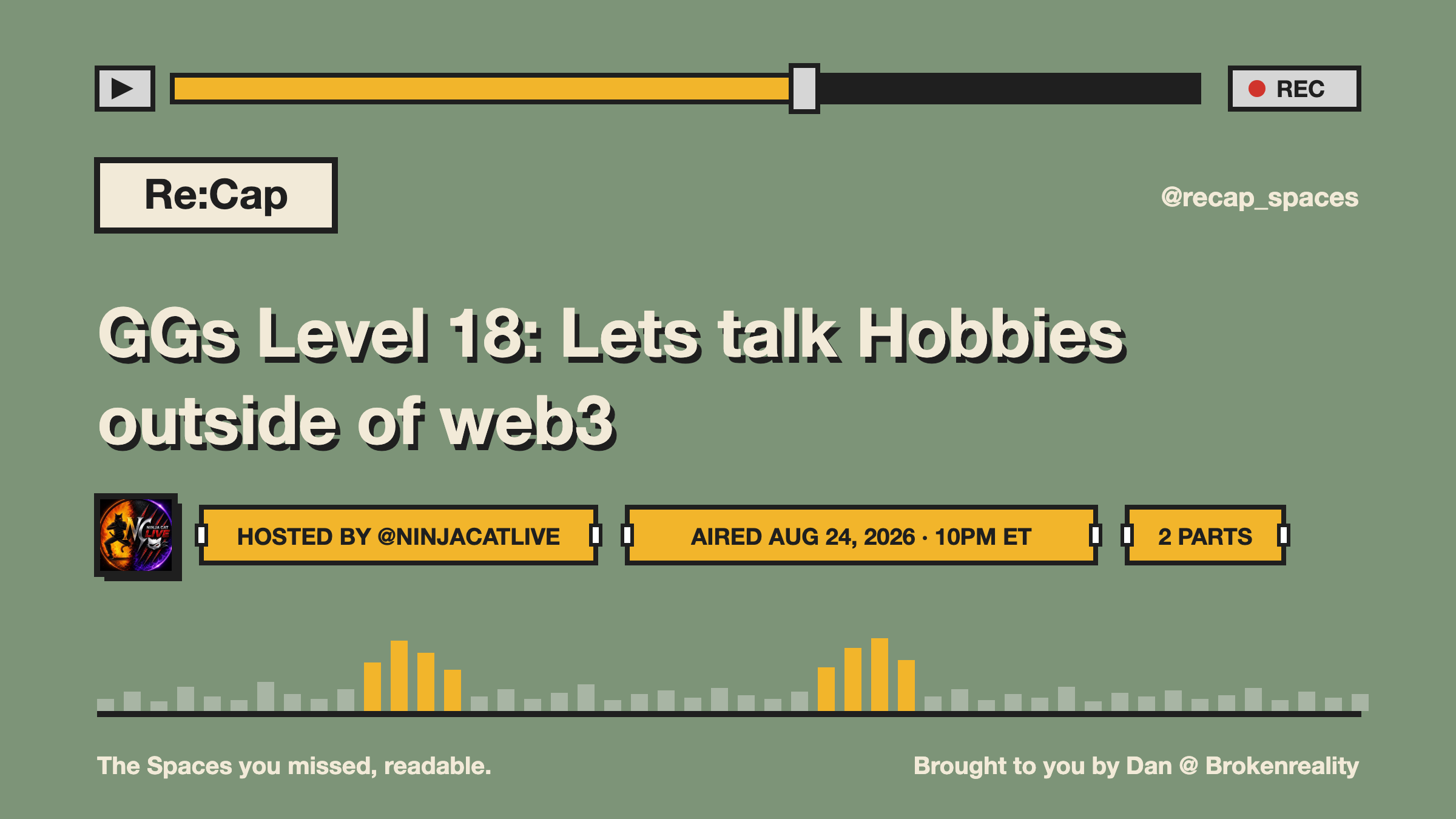 GGs Level 18: Lets talk Hobbies outside of web3