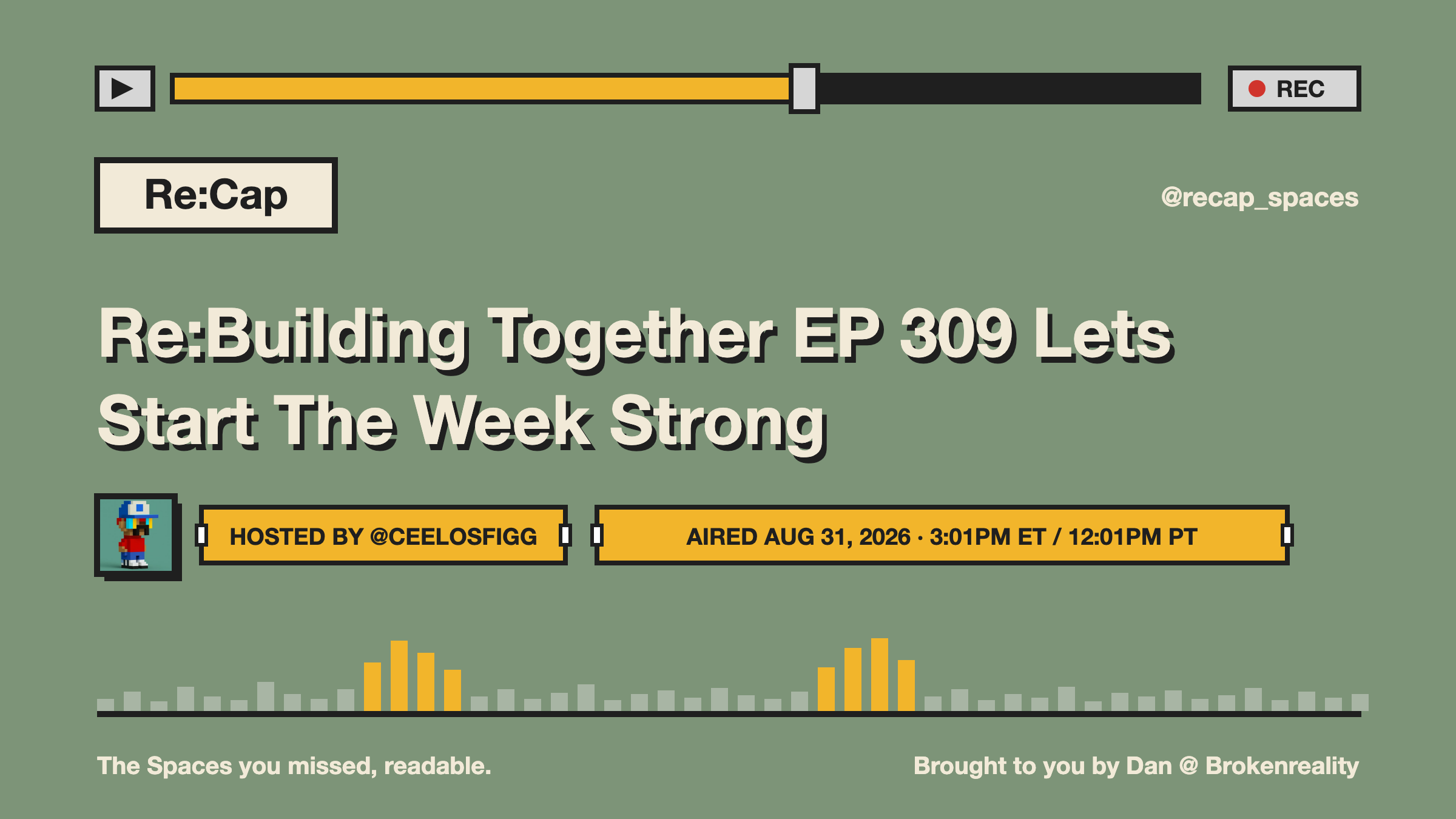 Re:Building Together EP 309 Lets Start The Week Strong