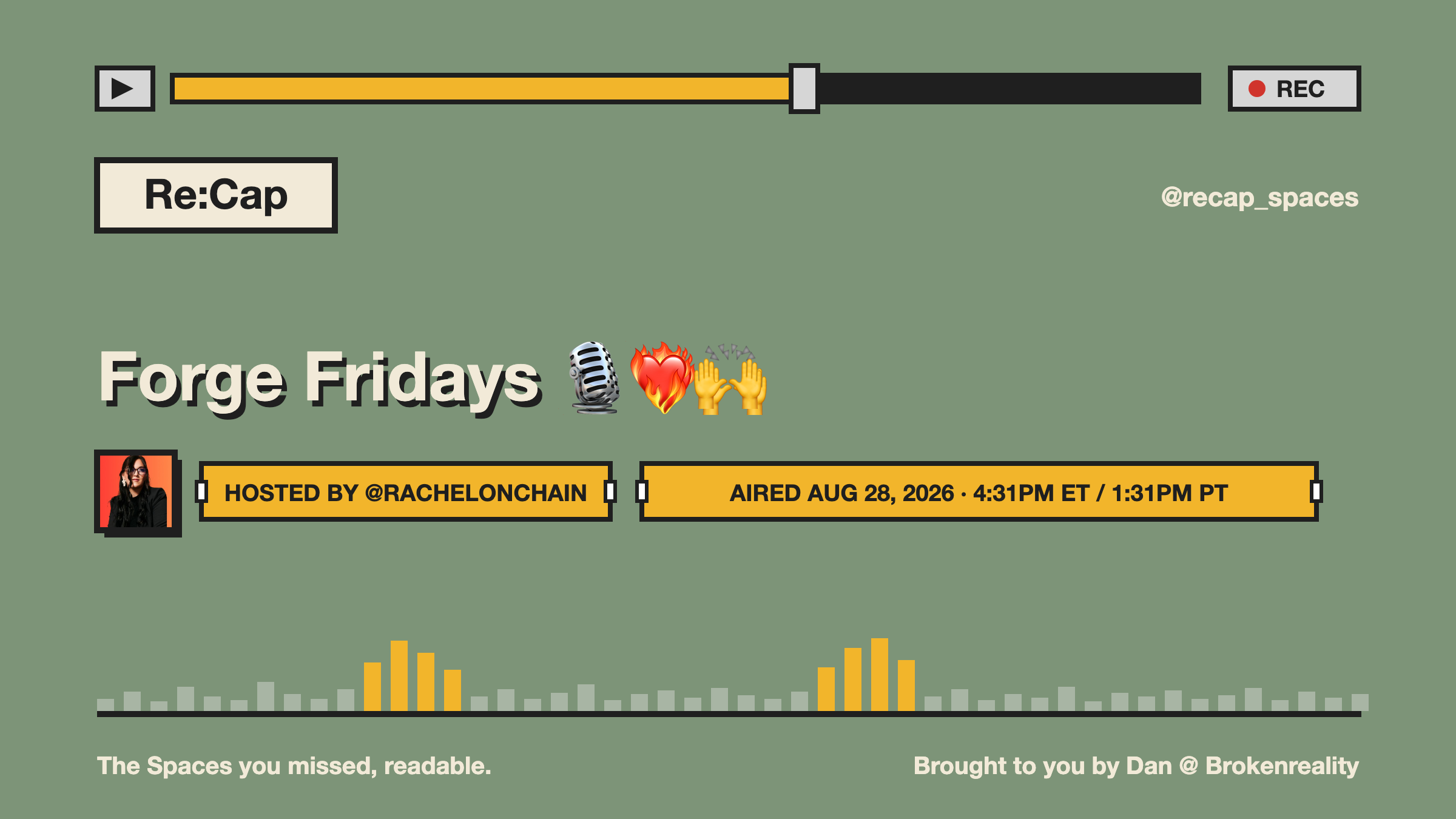 Forge Fridays 🎙️❤️‍🔥🙌