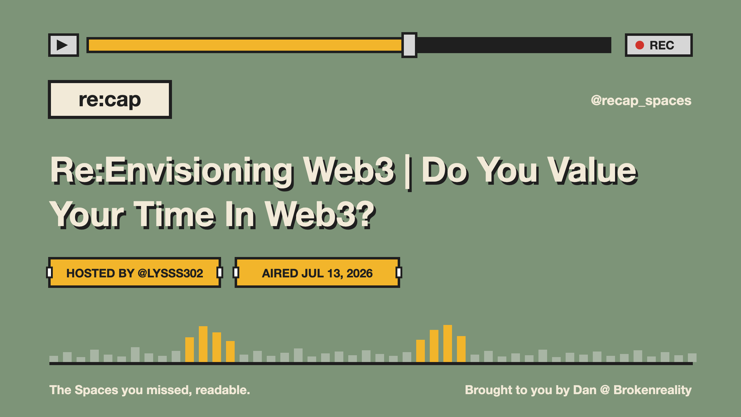 Re:Envisioning Web3 | Do You Value Your Time In Web3?