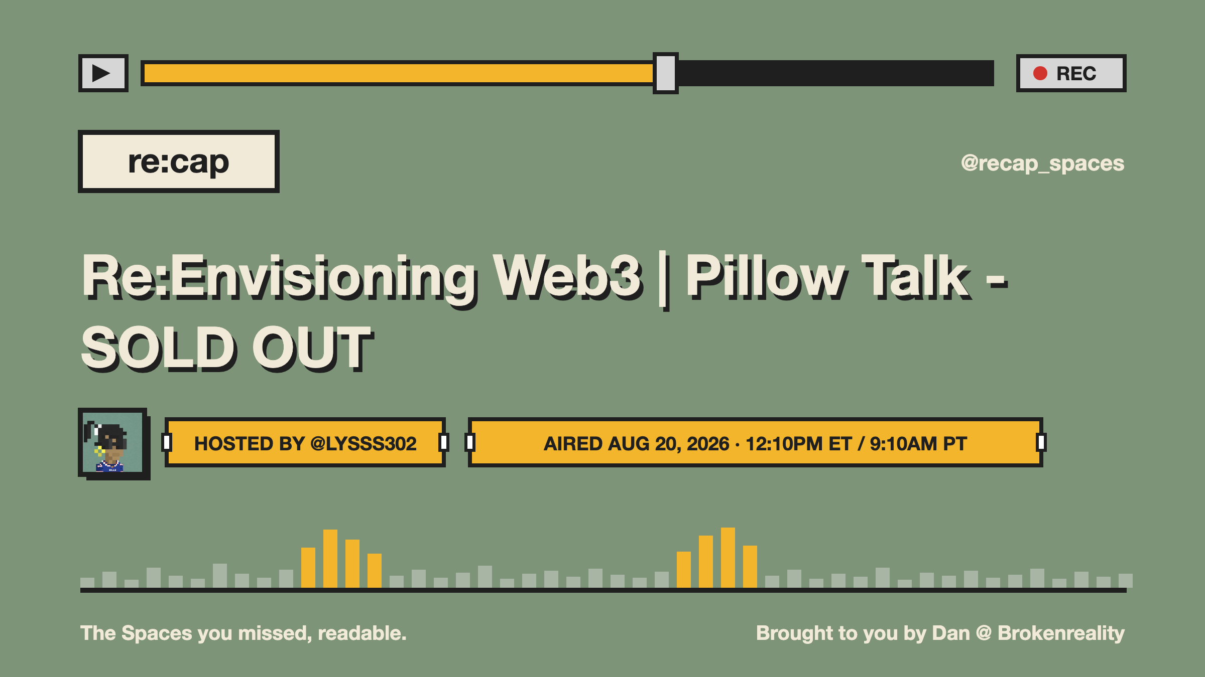Re:Envisioning Web3 | Pillow Talk - SOLD OUT