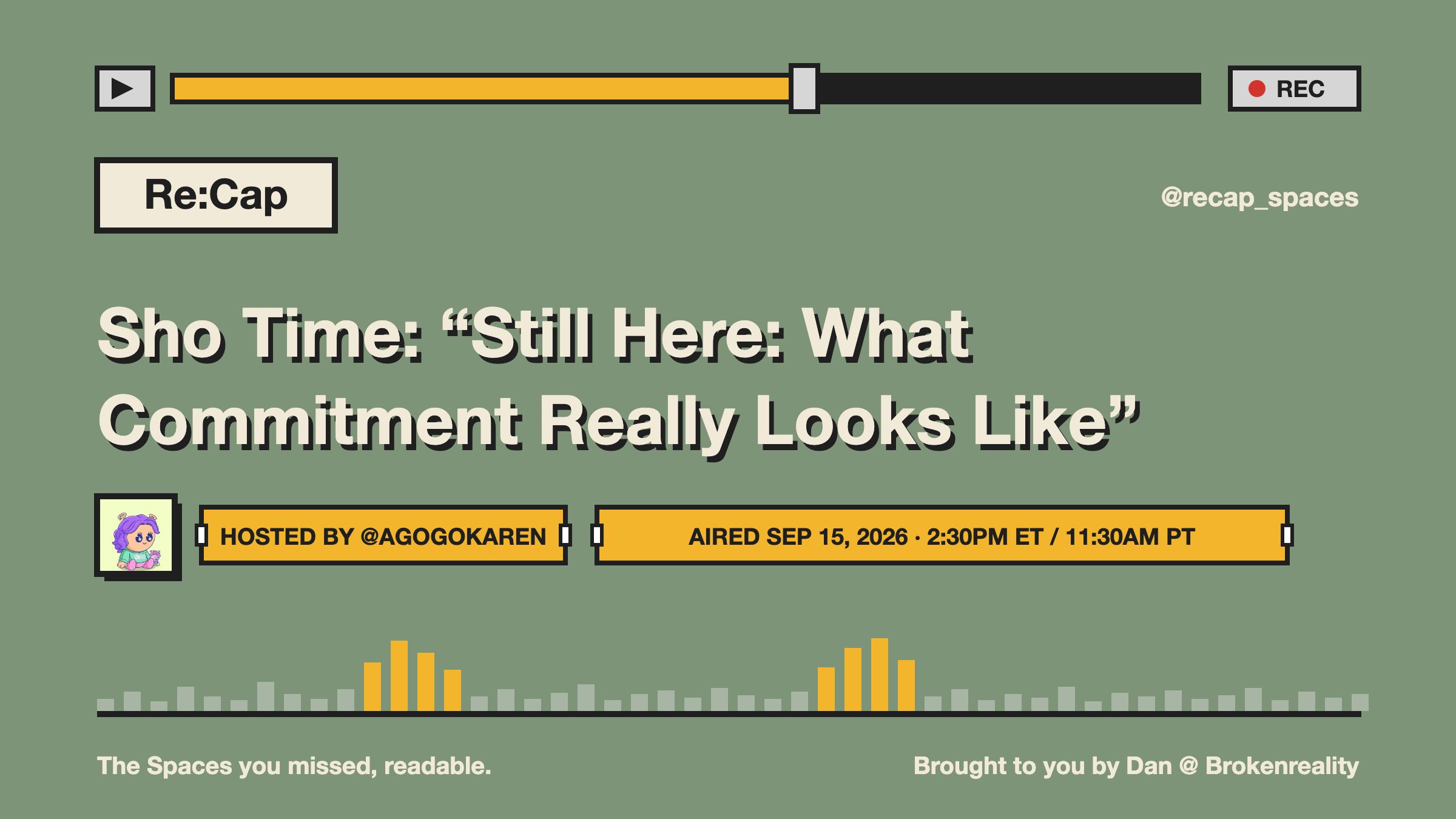 Sho Time: “Still Here: What Commitment Really Looks Like”