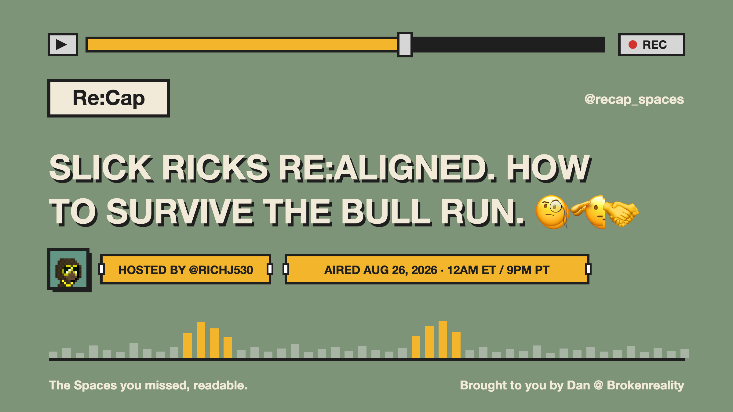 SLICK RICKS  RE:ALIGNED. HOW TO SURVIVE THE BULL RUN. 🧐🫡🤝