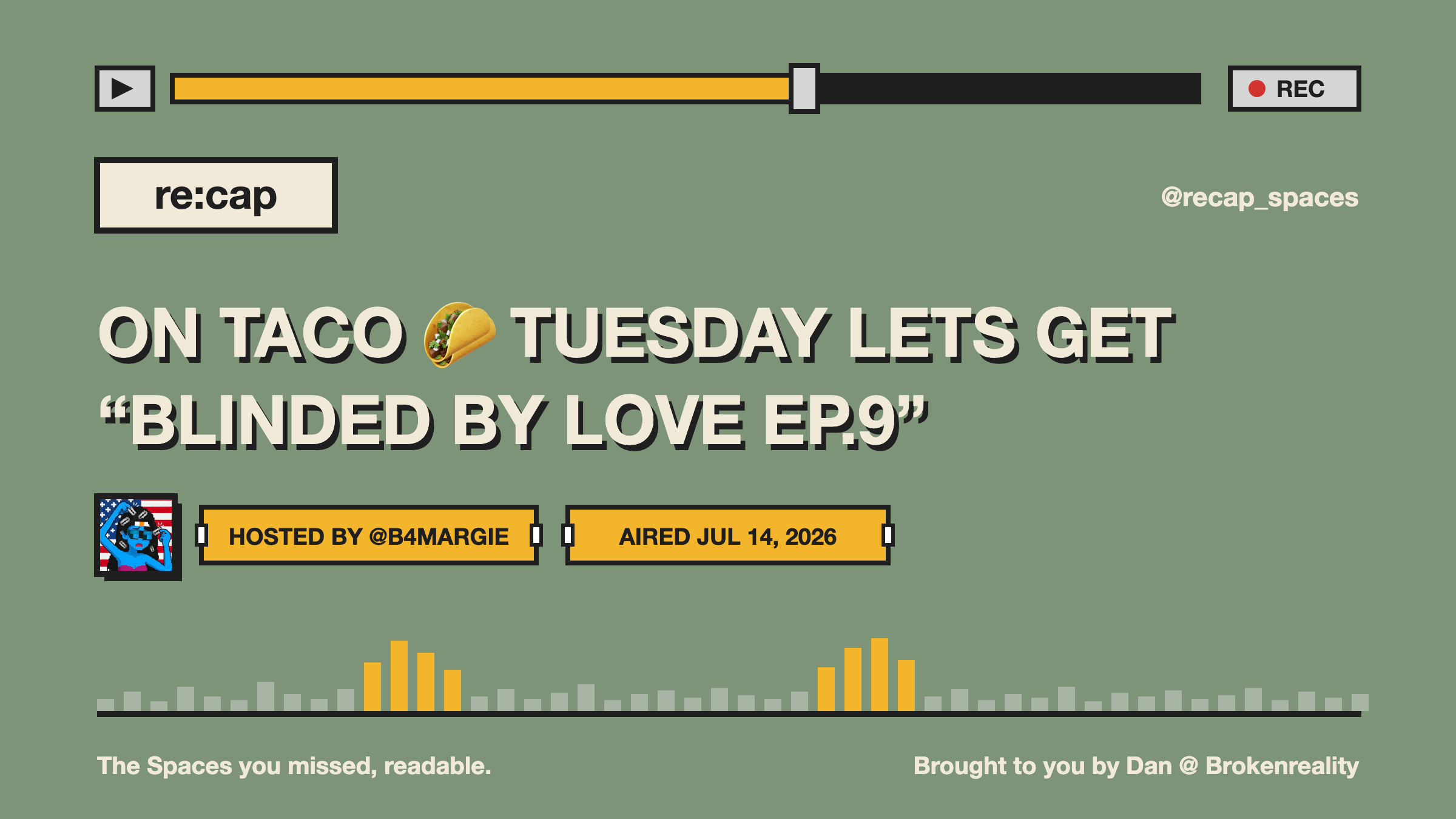 ON TACO 🌮 TUESDAY LETS GET “BLINDED BY LOVE  EP.9”