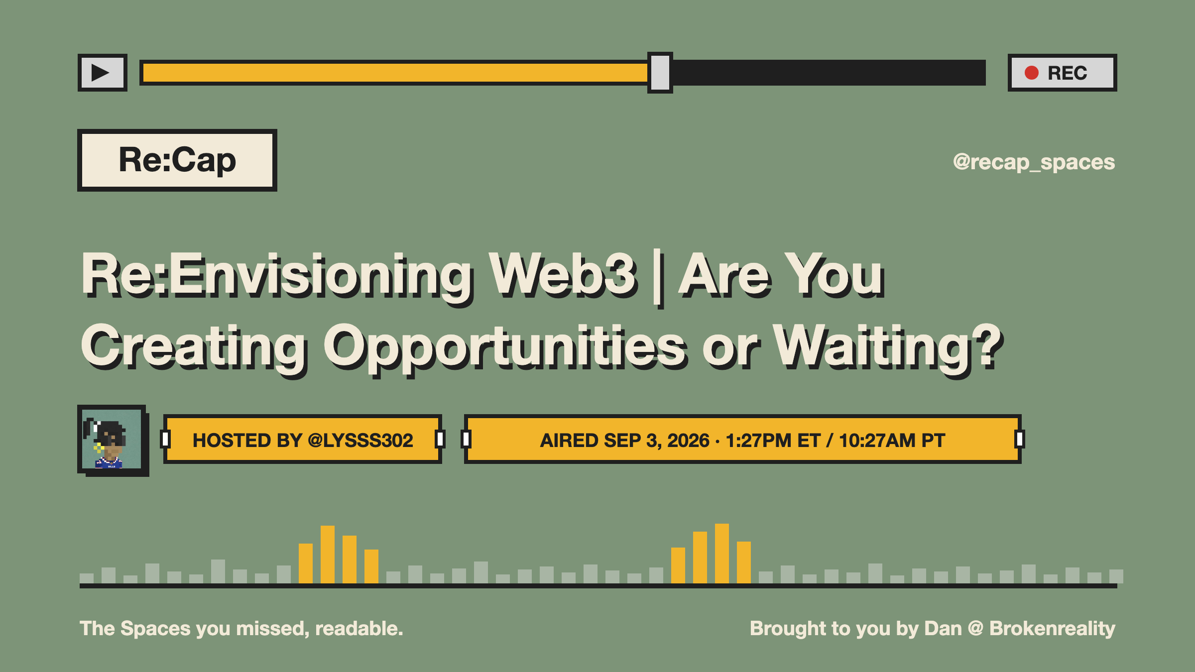 Re:Envisioning Web3 | Are You Creating Opportunities or Waiting?
