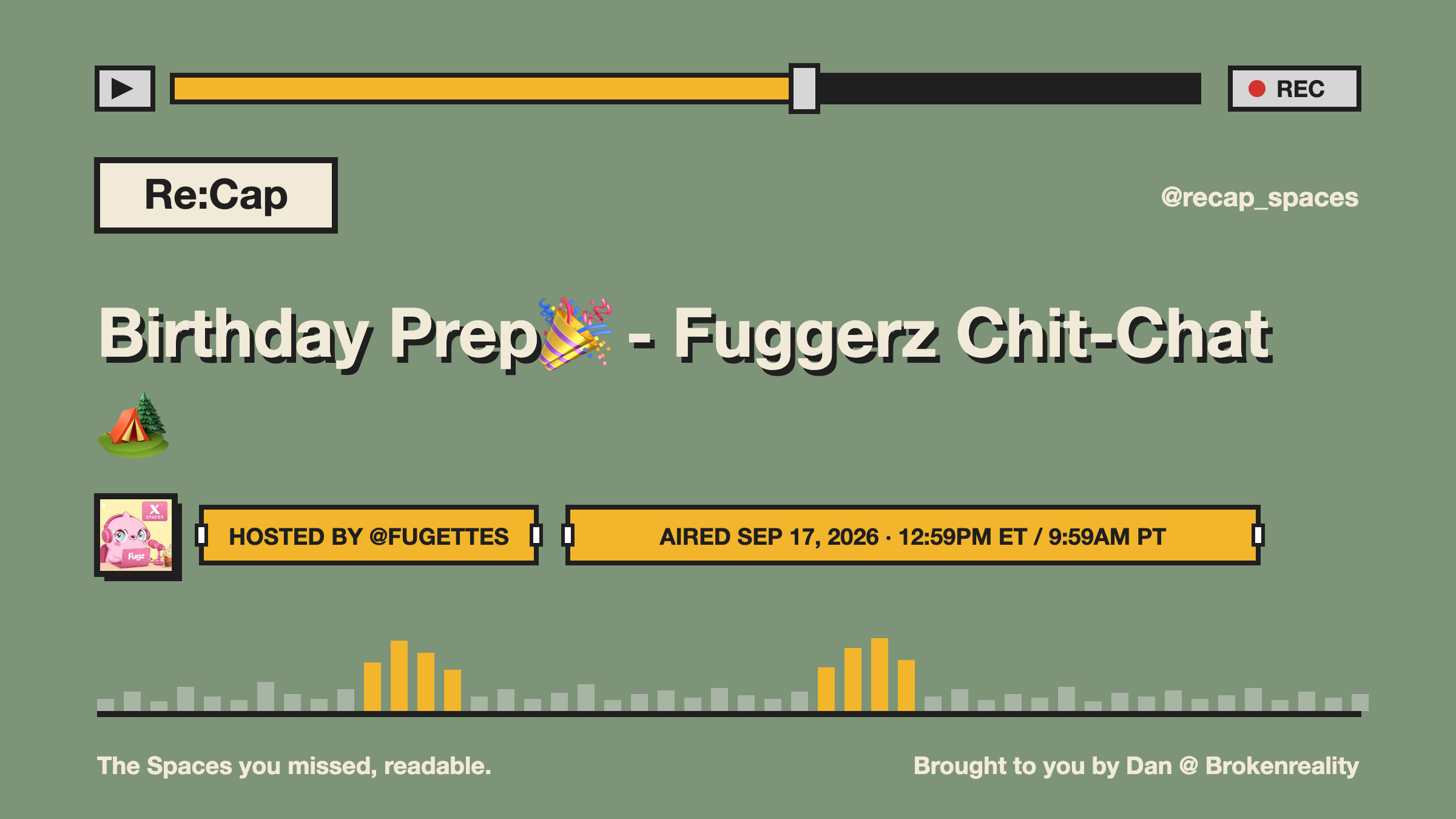 Birthday Prep🎉 - Fuggerz Chit-Chat 🏕