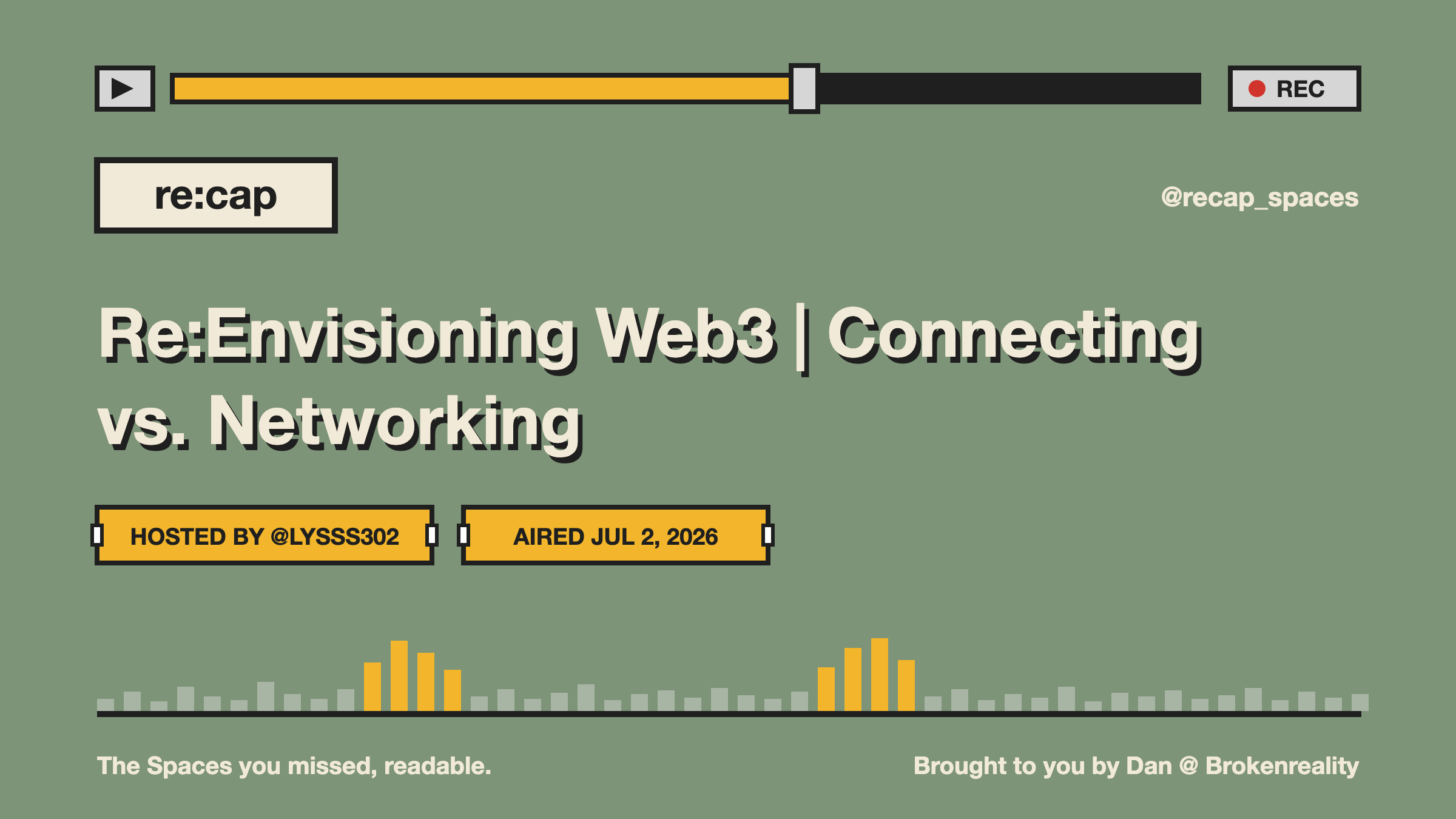 Re:Envisioning Web3 | Connecting vs. Networking