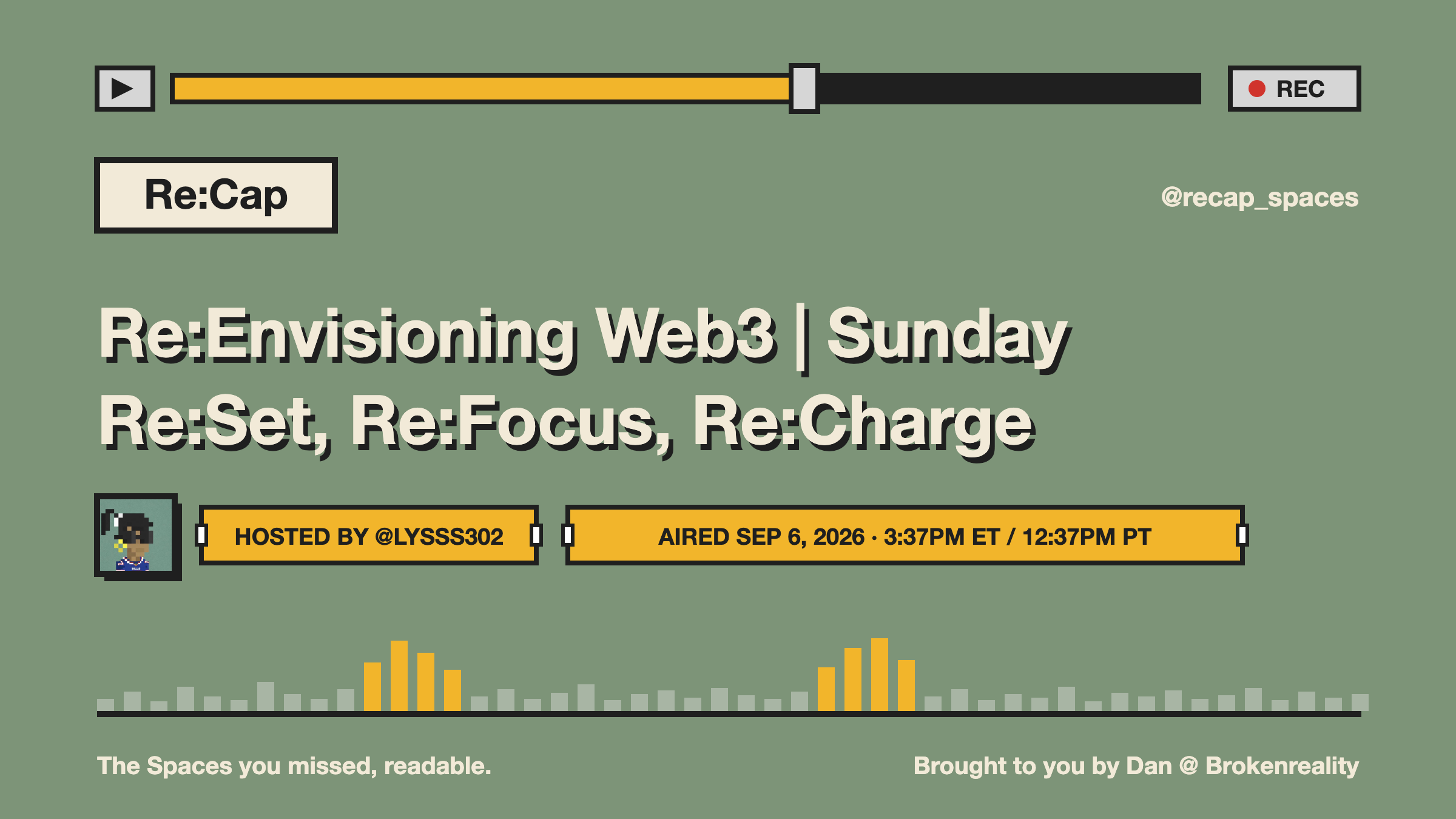 Re:Envisioning Web3 | Sunday Re:Set, Re:Focus, Re:Charge
