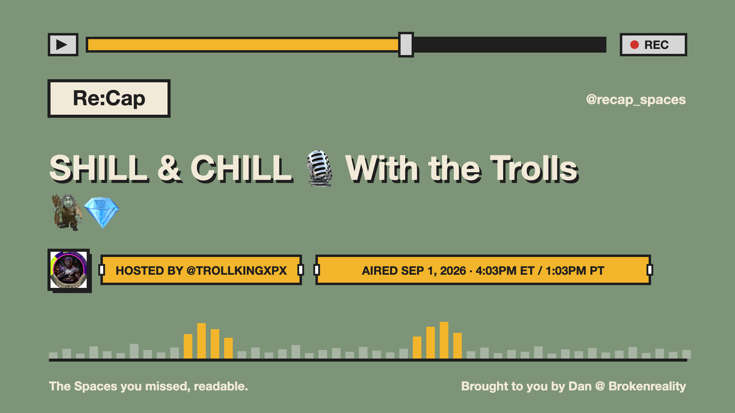 SHILL & CHILL 🎙️ With the Trolls 🧌💎