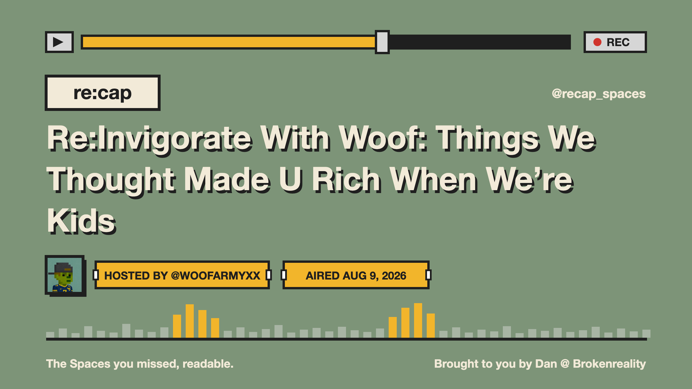 Re:Invigorate With Woof: Things We Thought Made U Rich When We’re Kids