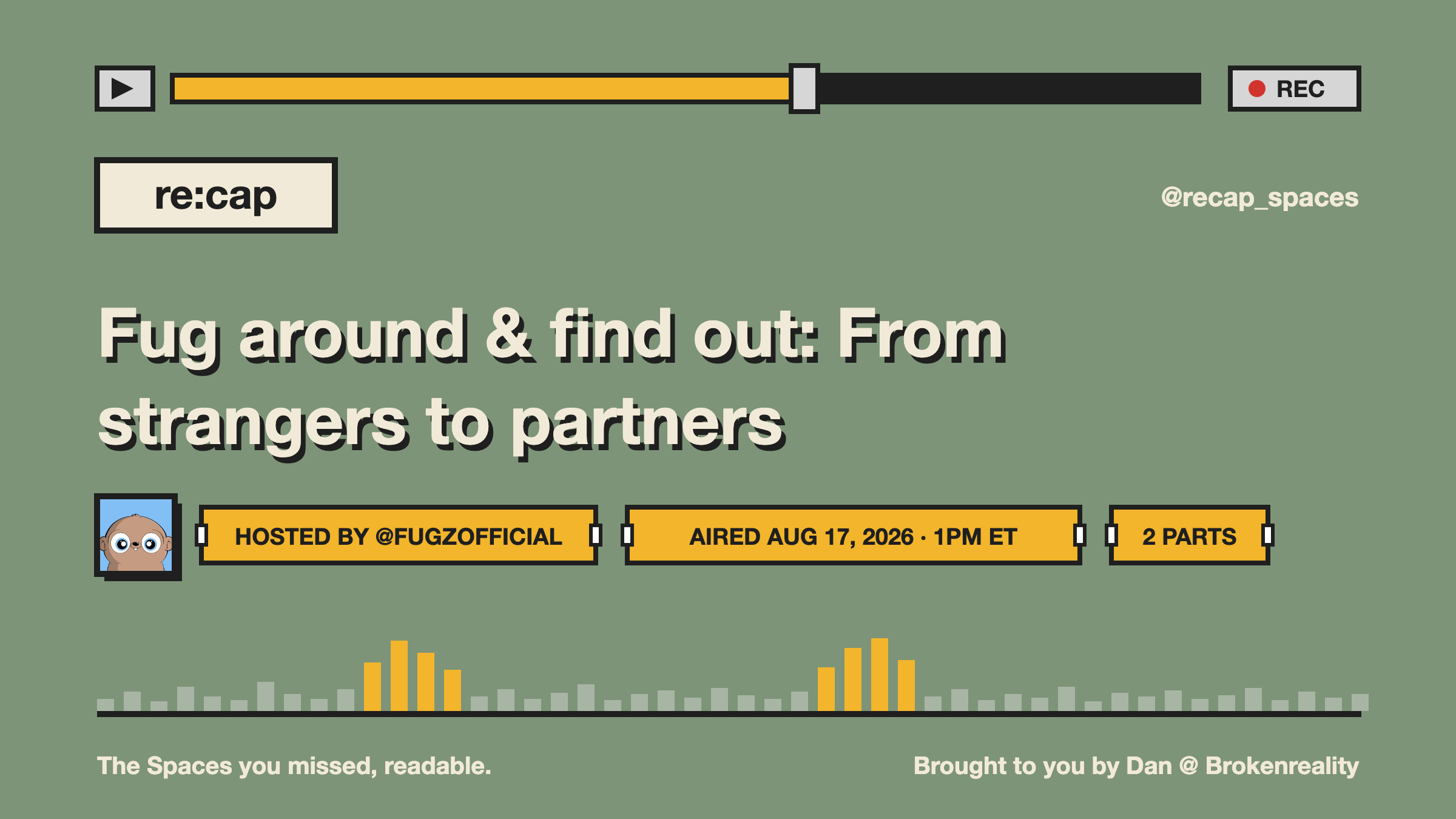 Fug around & find out: From strangers to partners