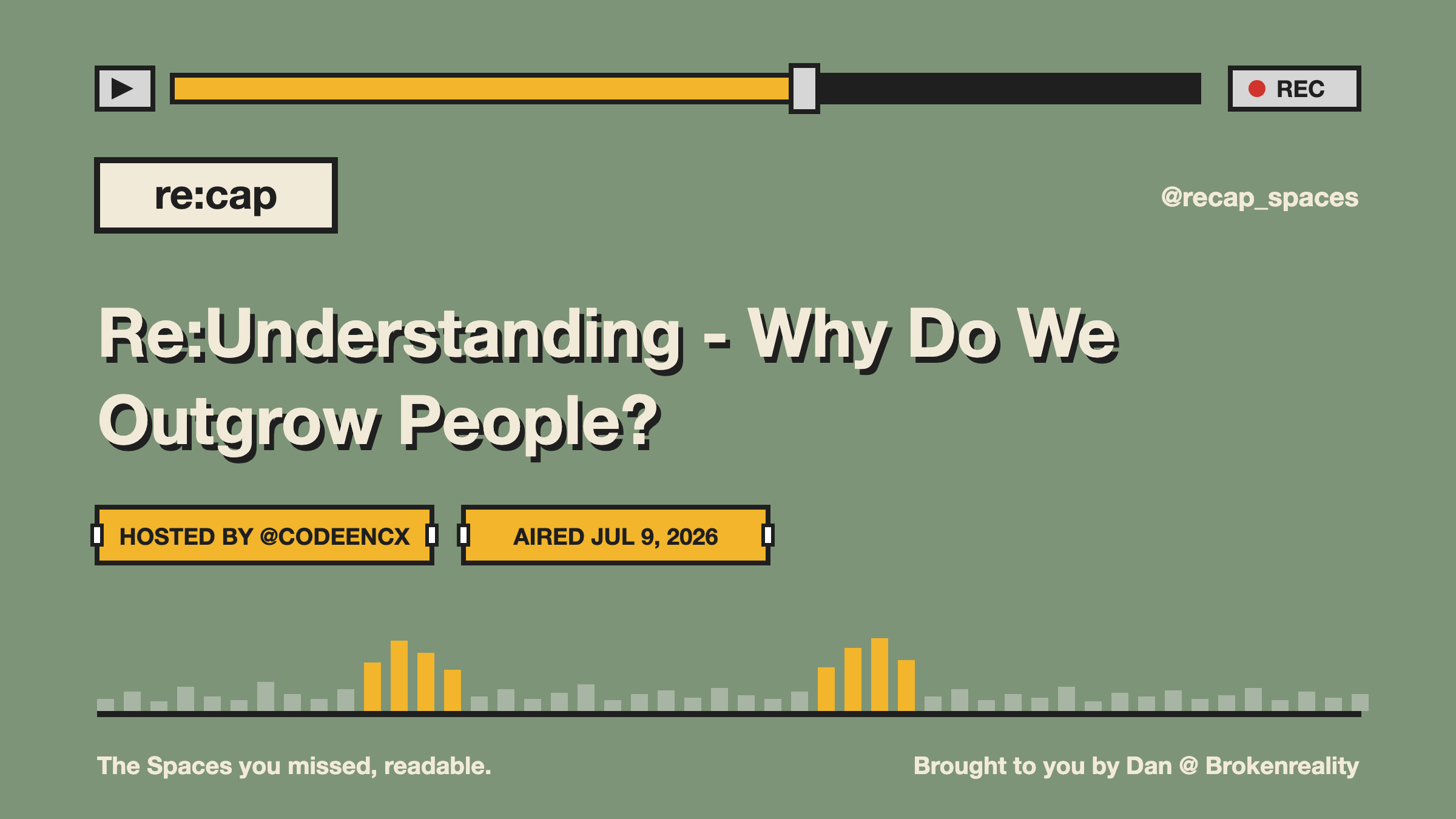 Re:Understanding - Why Do We Outgrow People?