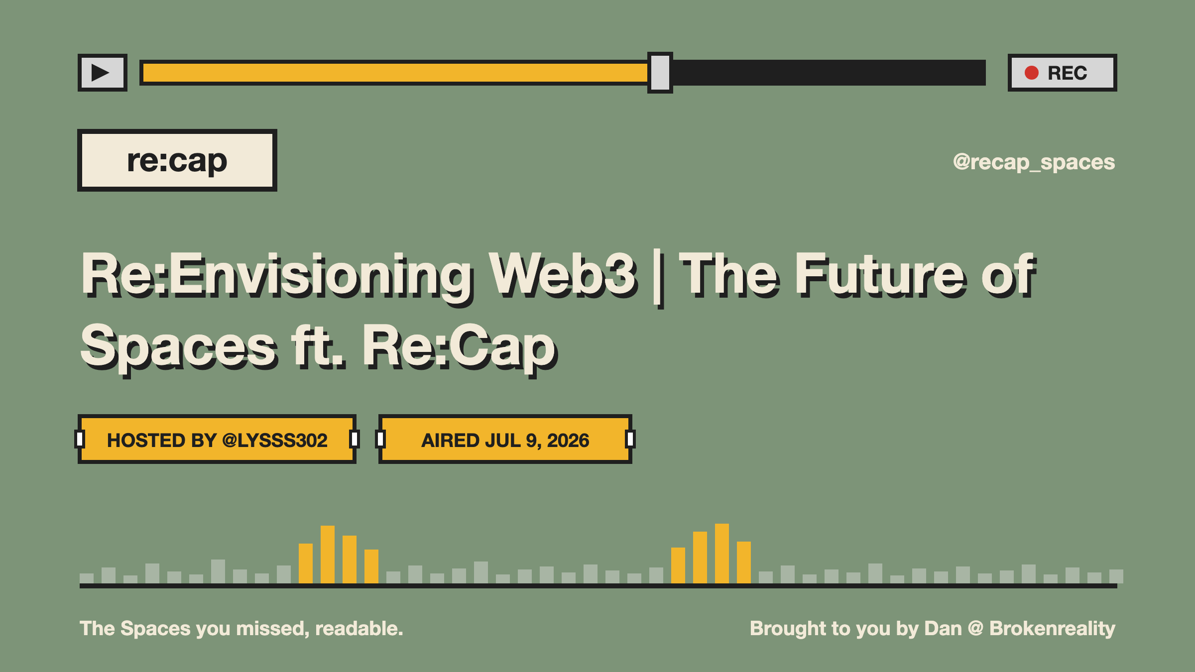 Re:Envisioning Web3 | The Future of Spaces ft. Re:Cap