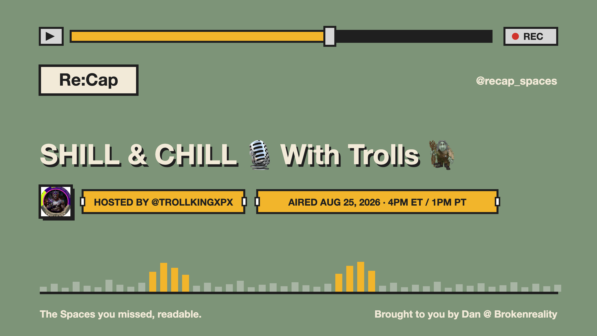 SHILL & CHILL 🎙️ With Trolls 🧌